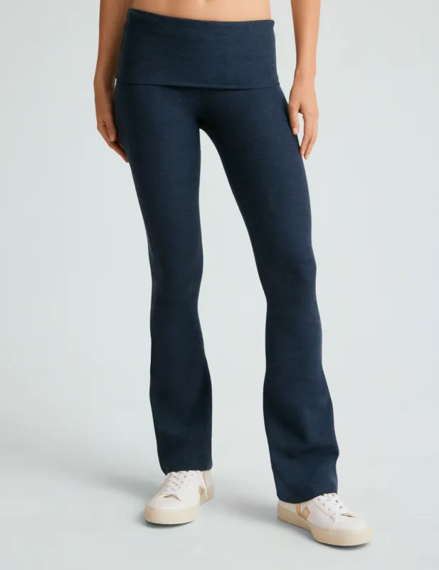Spacedye Foldover Bootcut Pant sold by Beyond Yoga