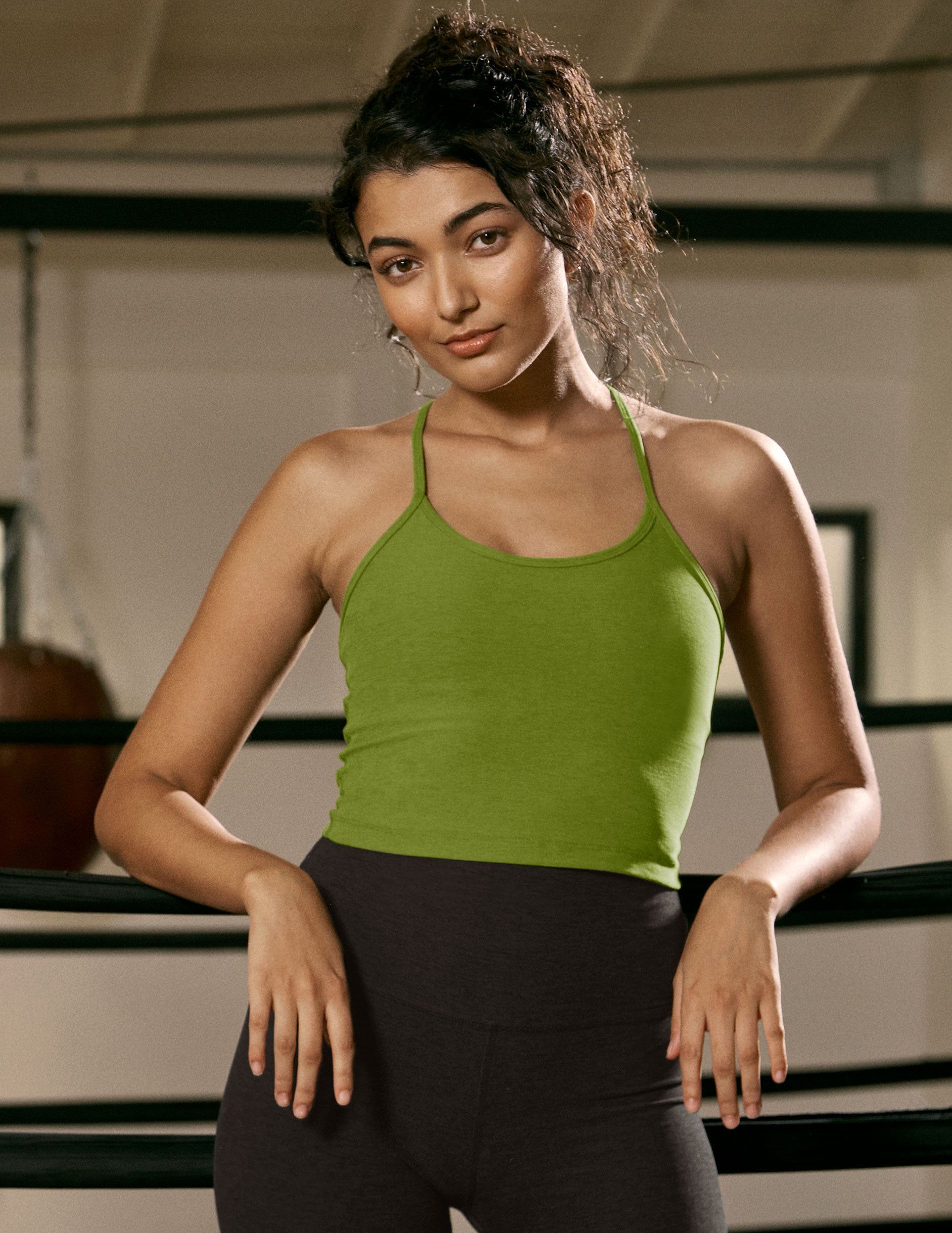 Spacedye Slim Racerback Cropped Tank sold by Beyond Yoga