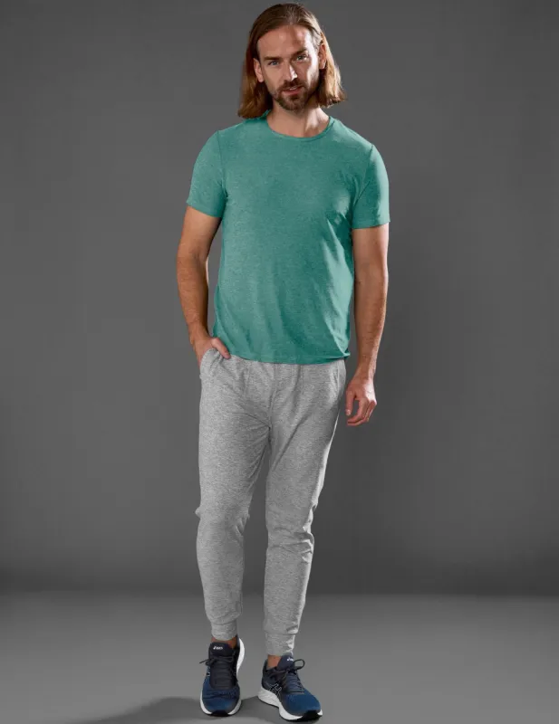 Featherweight Always Beyond Men's Crew Tee sold by Beyond Yoga