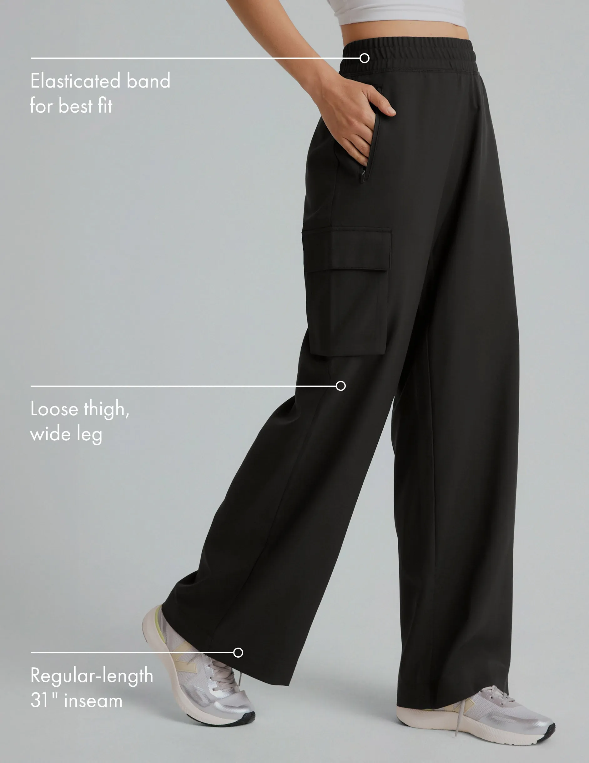 City Chic Wide Leg Cargo Pant sold by Beyond Yoga product image thumbnail 2