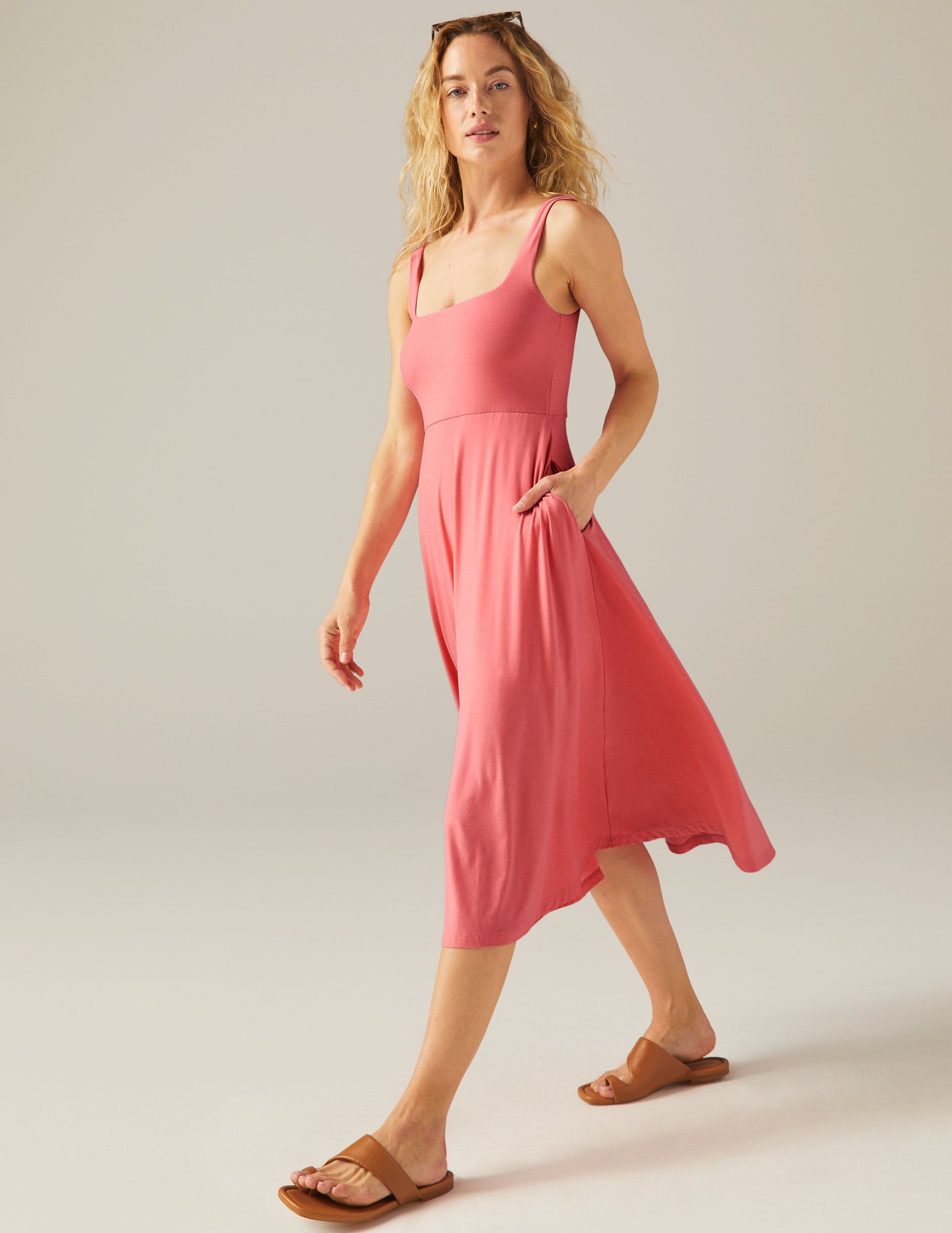 Featherweight At The Ready Square Neck Dress sold by Beyond Yoga product image thumbnail 5