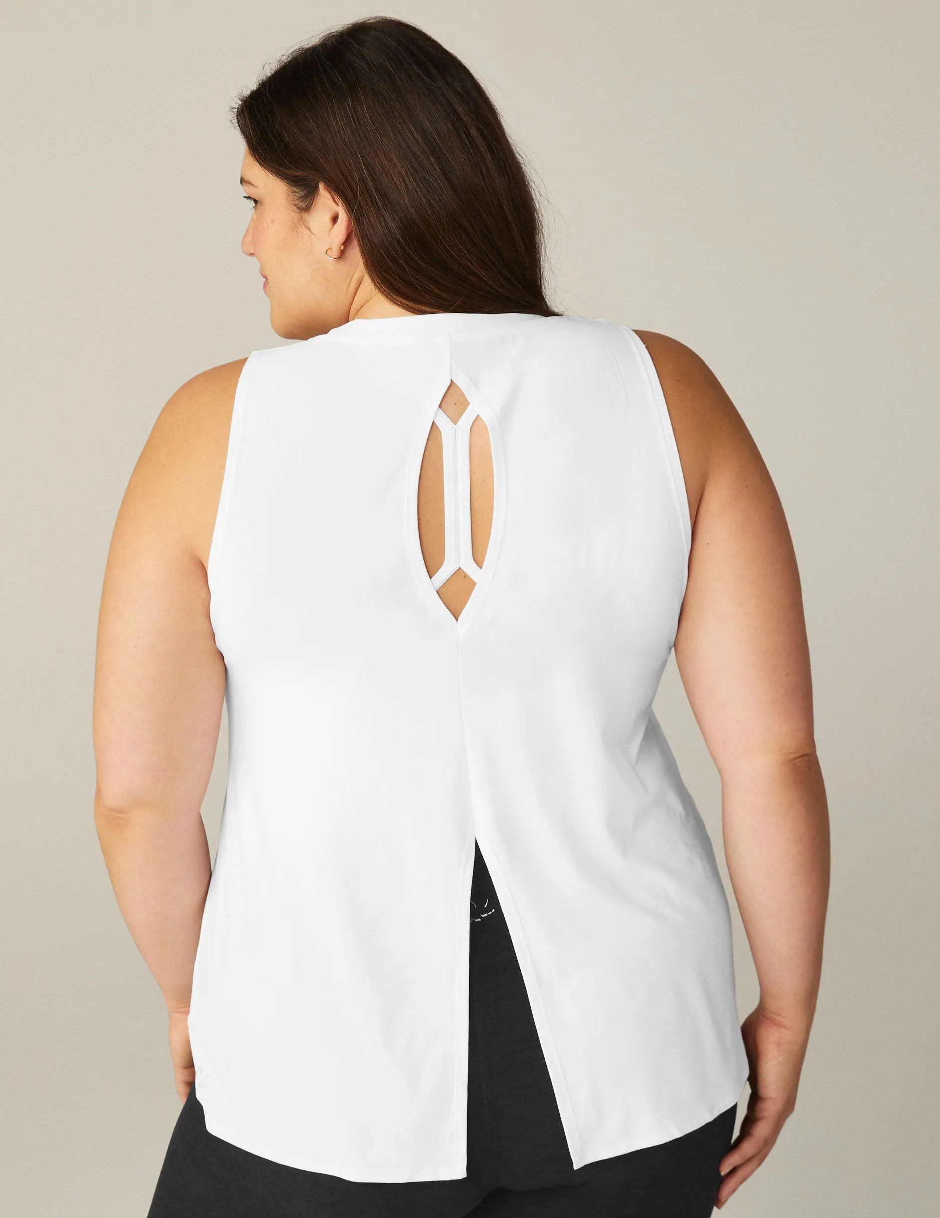 Featherweight All About It Split Back Tank (1X-4X) sold by Beyond Yoga product image thumbnail 3