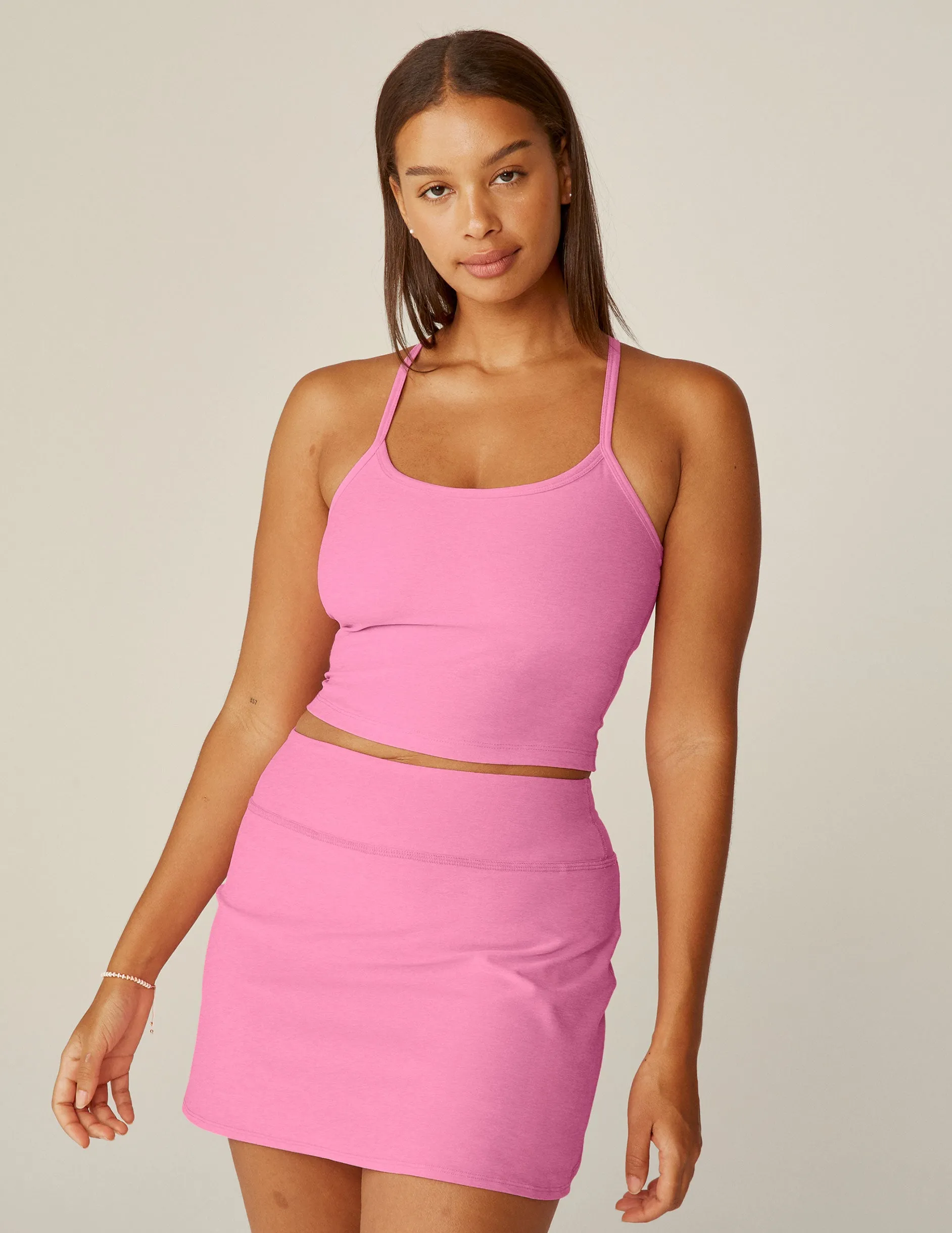 Spacedye Slim Racerback Cropped Tank sold by Beyond Yoga