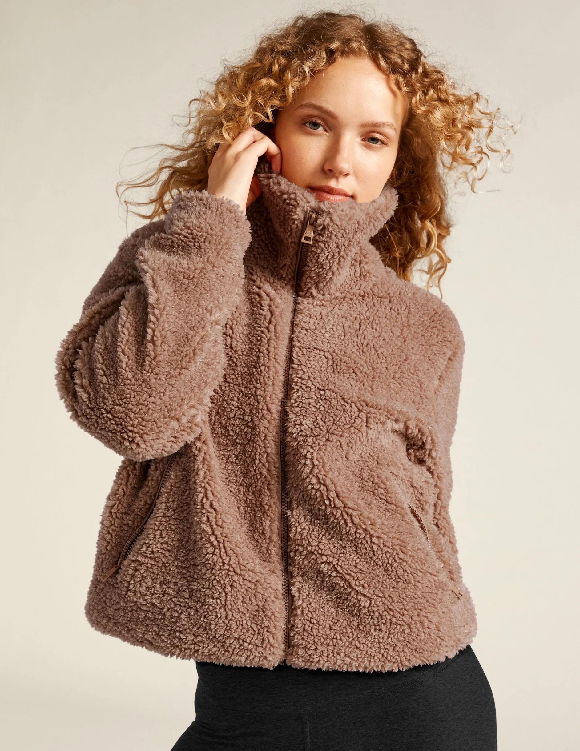 Moto Sherpa Jacket sold by Beyond Yoga product image thumbnail 2