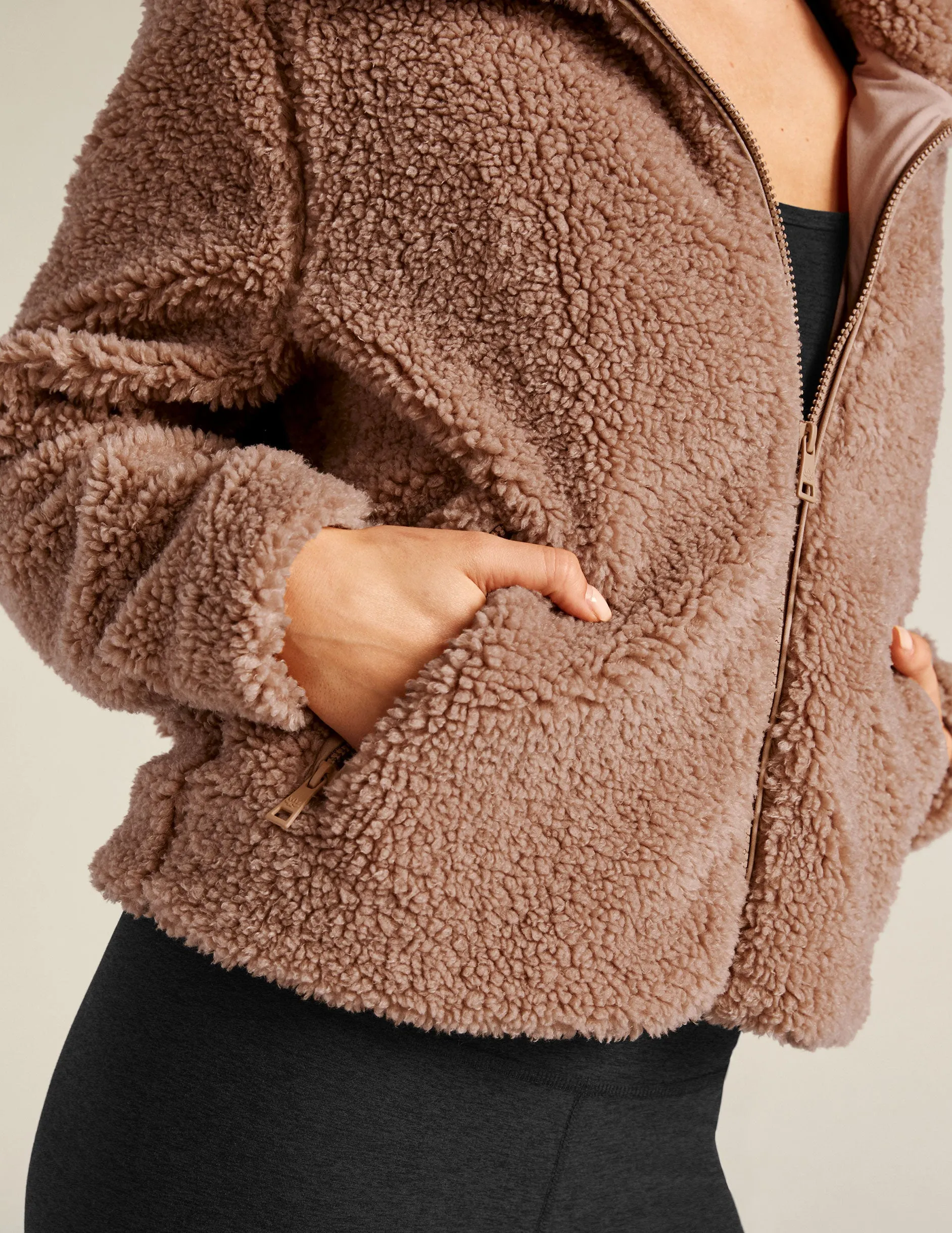 Moto Sherpa Jacket sold by Beyond Yoga product image thumbnail 4