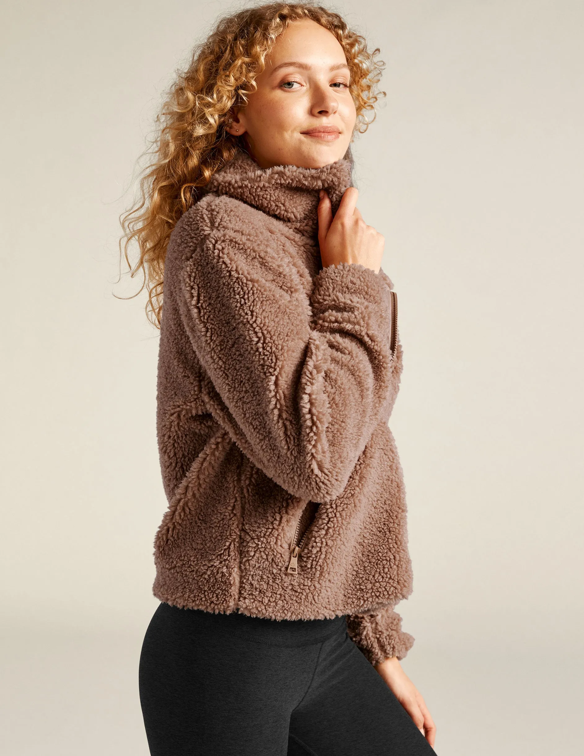 Moto Sherpa Jacket sold by Beyond Yoga product image thumbnail 3