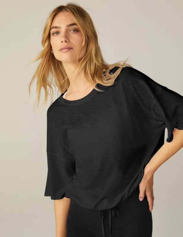 Signature Tied Up Tee sold by Beyond Yoga