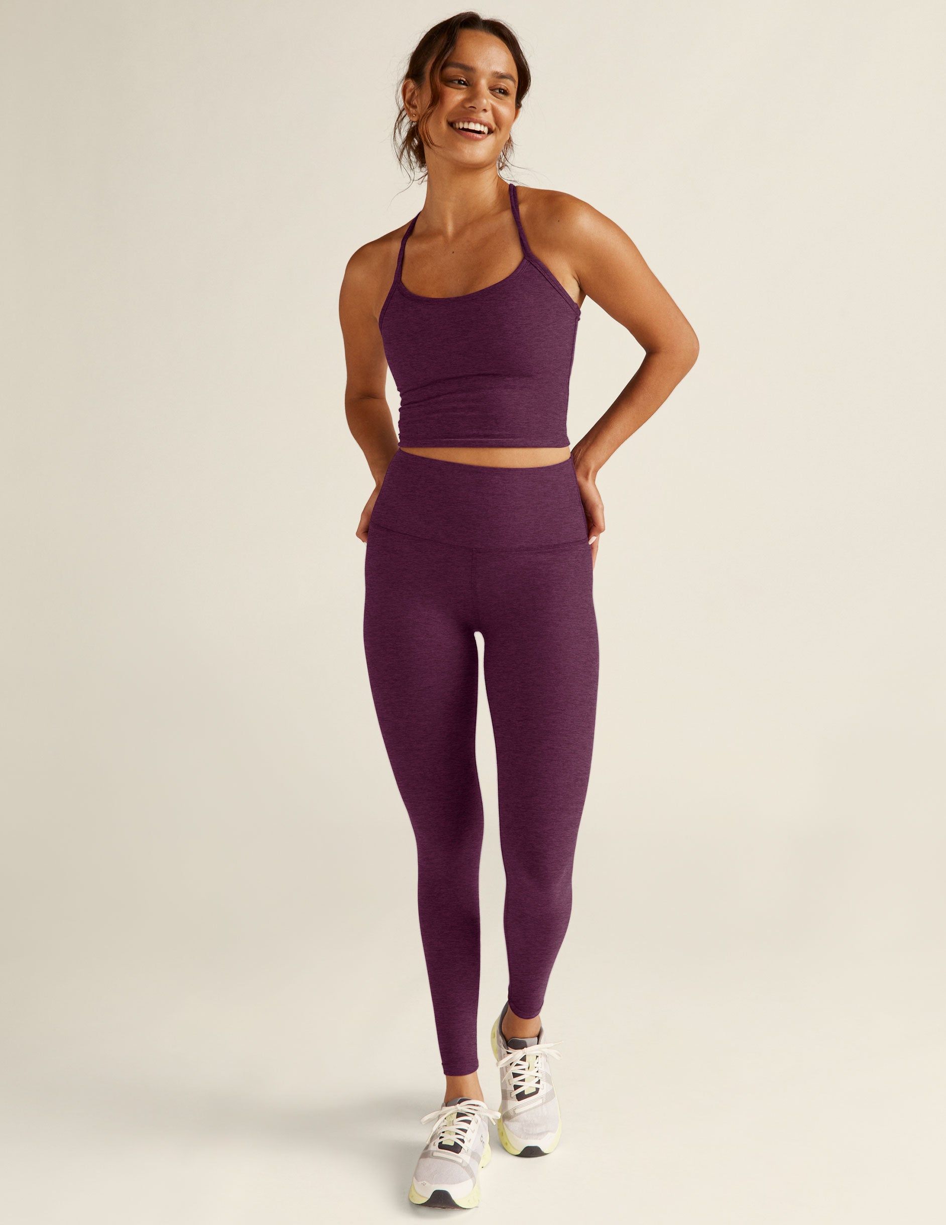 Spacedye Slim Racerback Cropped Tank sold by Beyond Yoga product image thumbnail 4