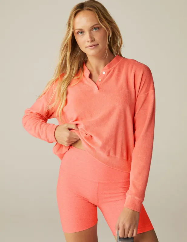 Beyond Yoga X DONNI. Terry Henley Sweatshirt sold by Beyond Yoga