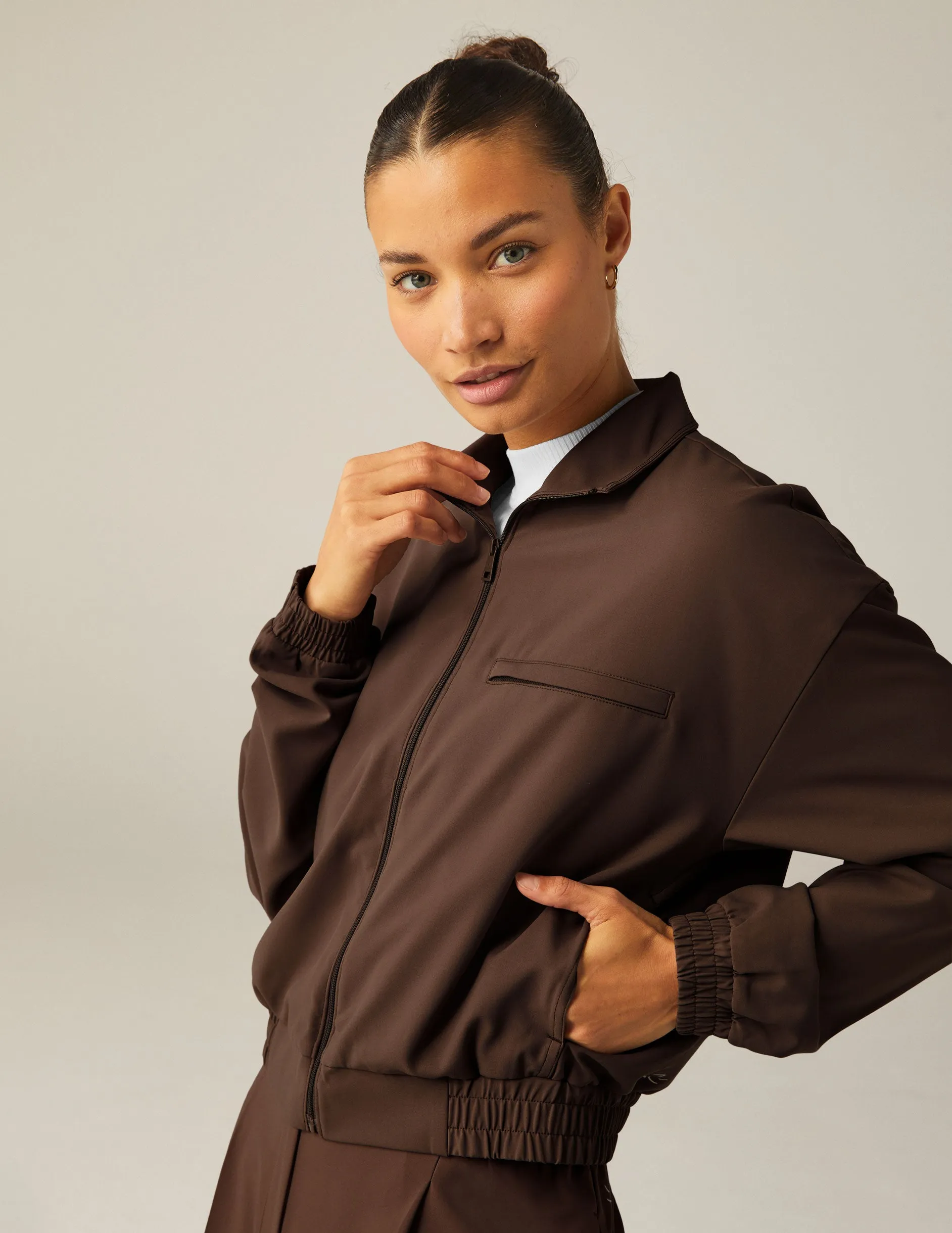 Status Pocket Sleeve Cropped Jacket sold by Beyond Yoga product image thumbnail 2