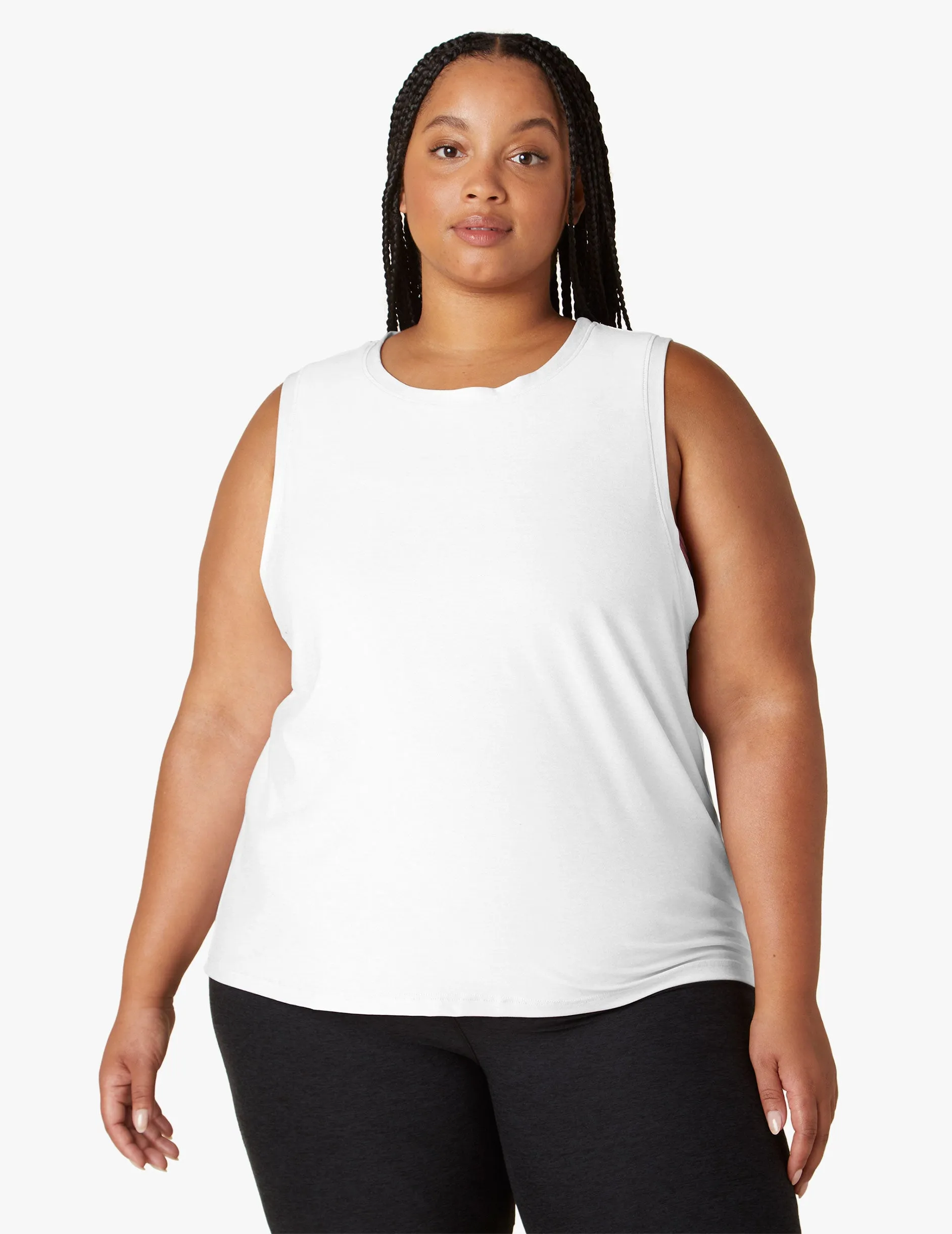 Featherweight Balanced Muscle Tank sold by Beyond Yoga