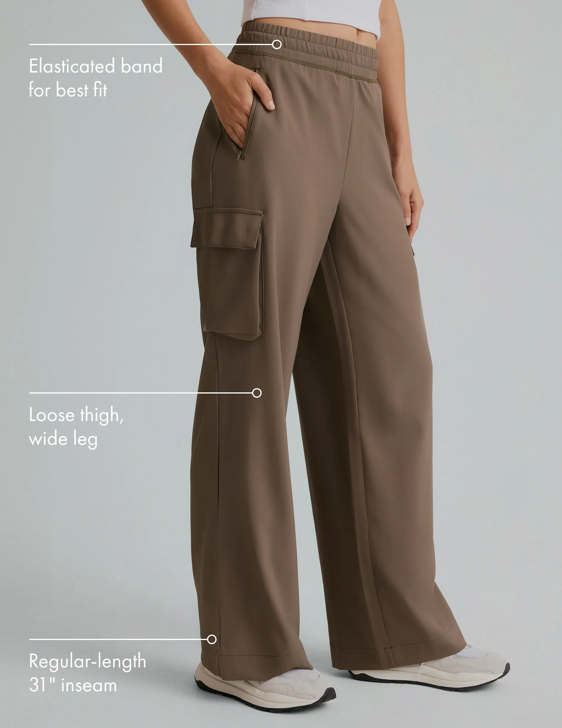 City Chic Wide Leg Cargo Pant sold by Beyond Yoga product image thumbnail 2