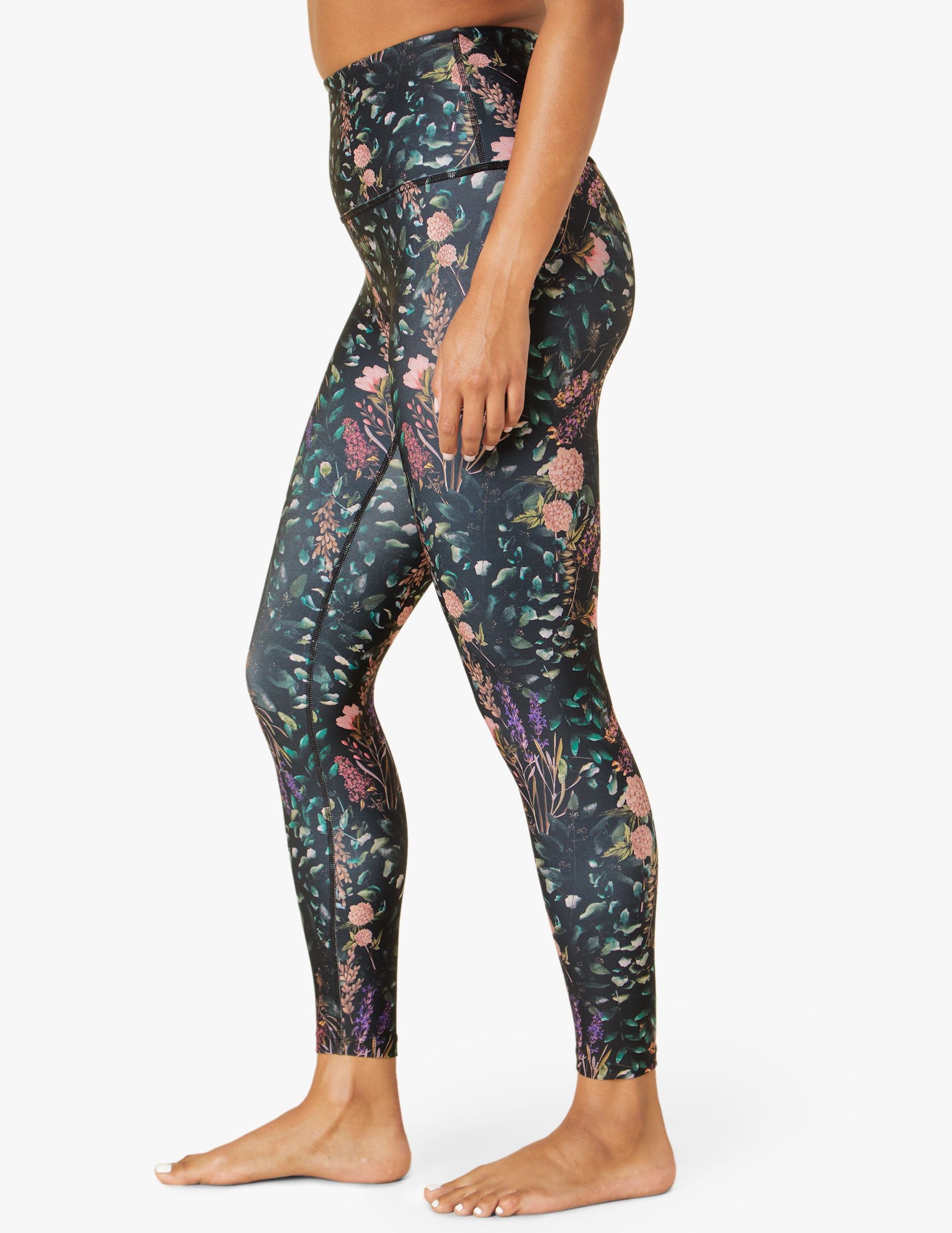 Forest Floral Endurance Light High Waisted Midi Legging sold by Beyond Yoga product image thumbnail 3