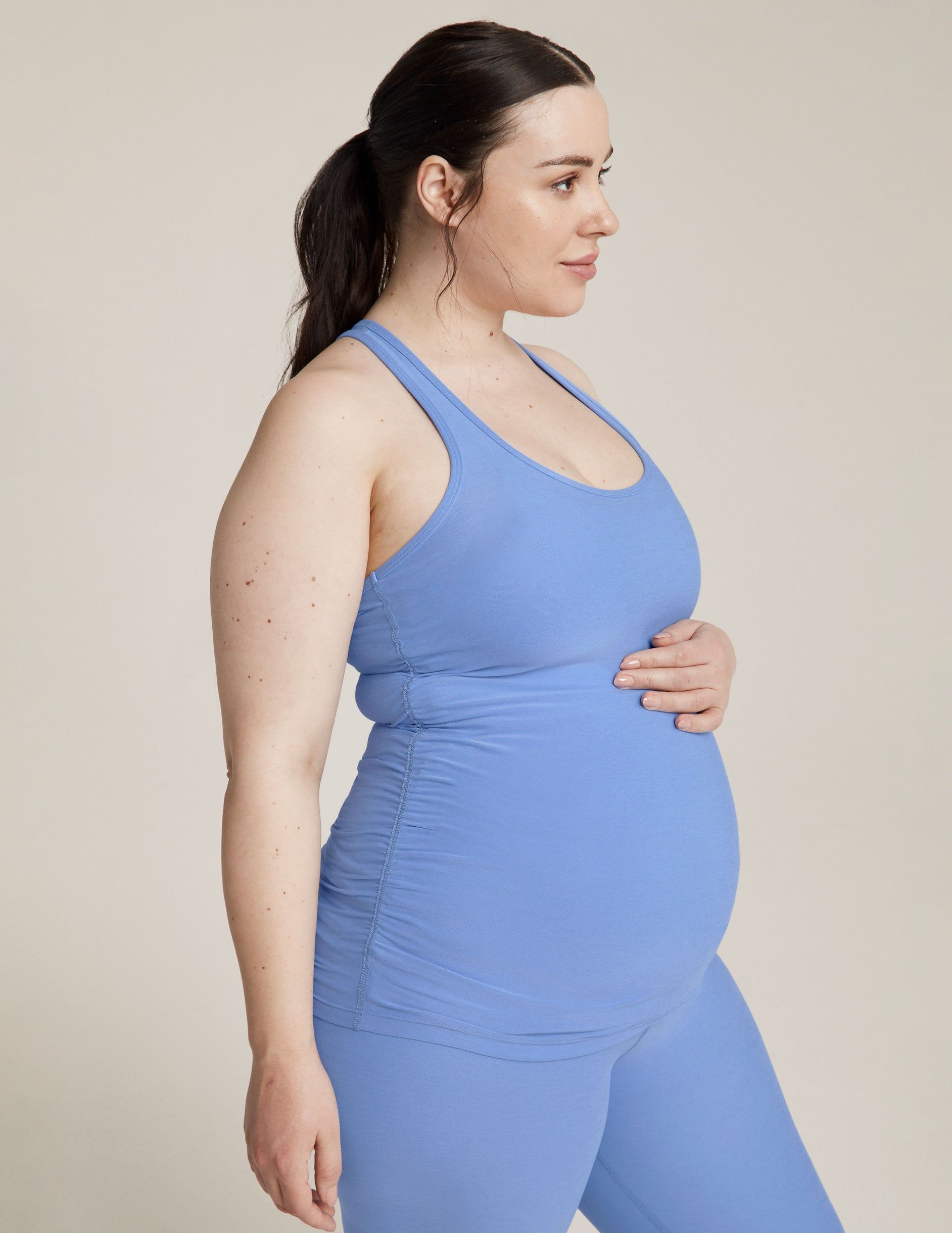 Featherweight Let It Grow Racerback Maternity Tank sold by Beyond Yoga product image thumbnail 2