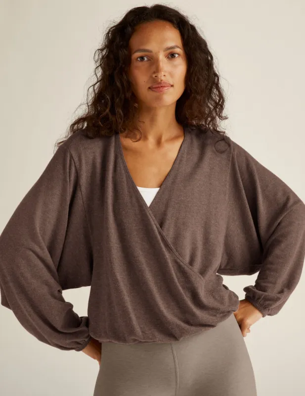 Wrapped Up Pullover sold by Beyond Yoga
