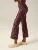Retro Press Floral SoftMark Retro Cropped Pant sold by Beyond Yoga