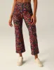 Retro Press Floral SoftMark Retro Cropped Pant sold by Beyond Yoga