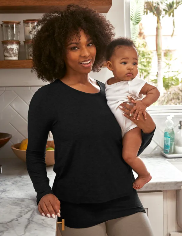 Featherweight Under Wraps Nursing Overlap Tee sold by Beyond Yoga