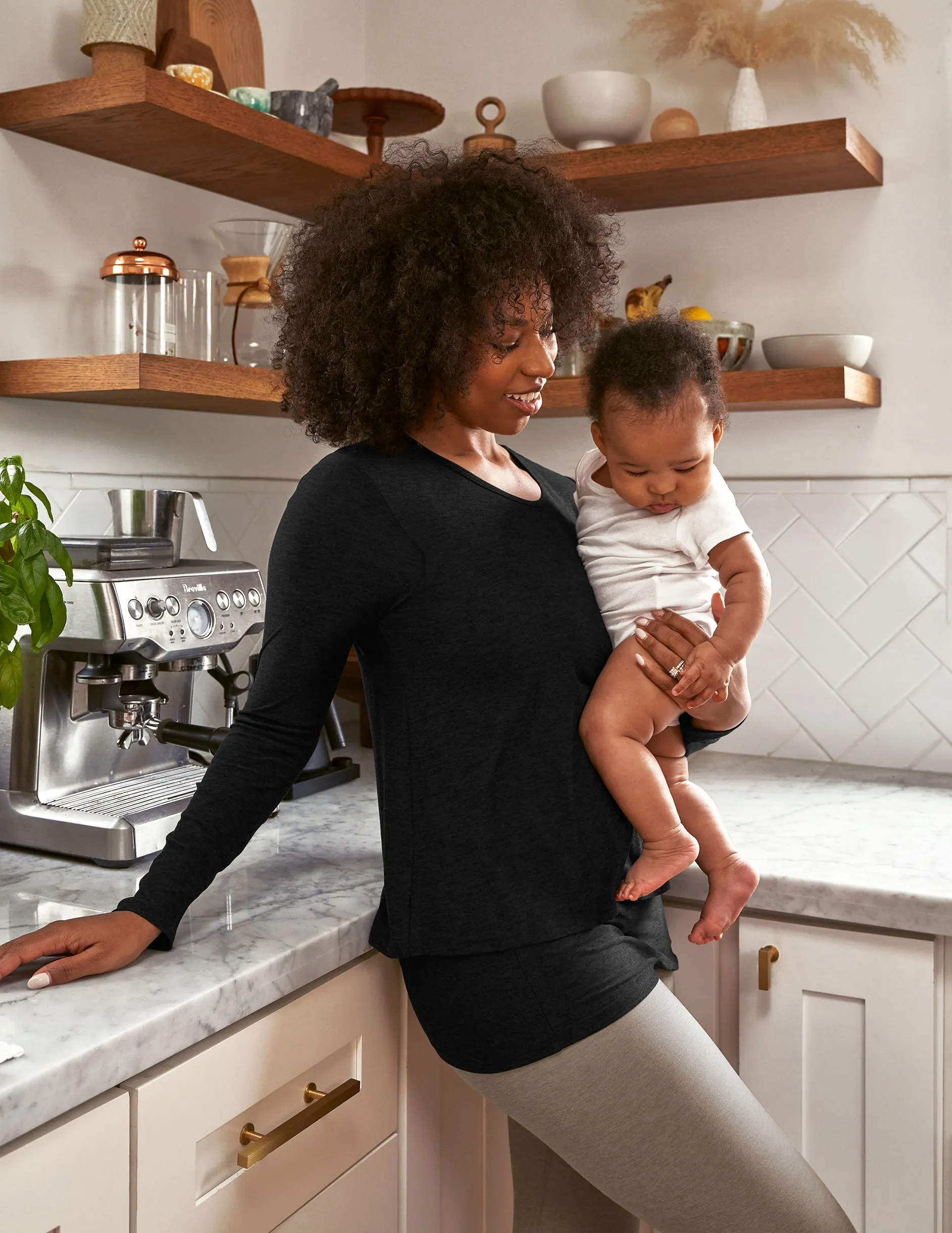 Featherweight Under Wraps Nursing Overlap Tee sold by Beyond Yoga product image thumbnail 2