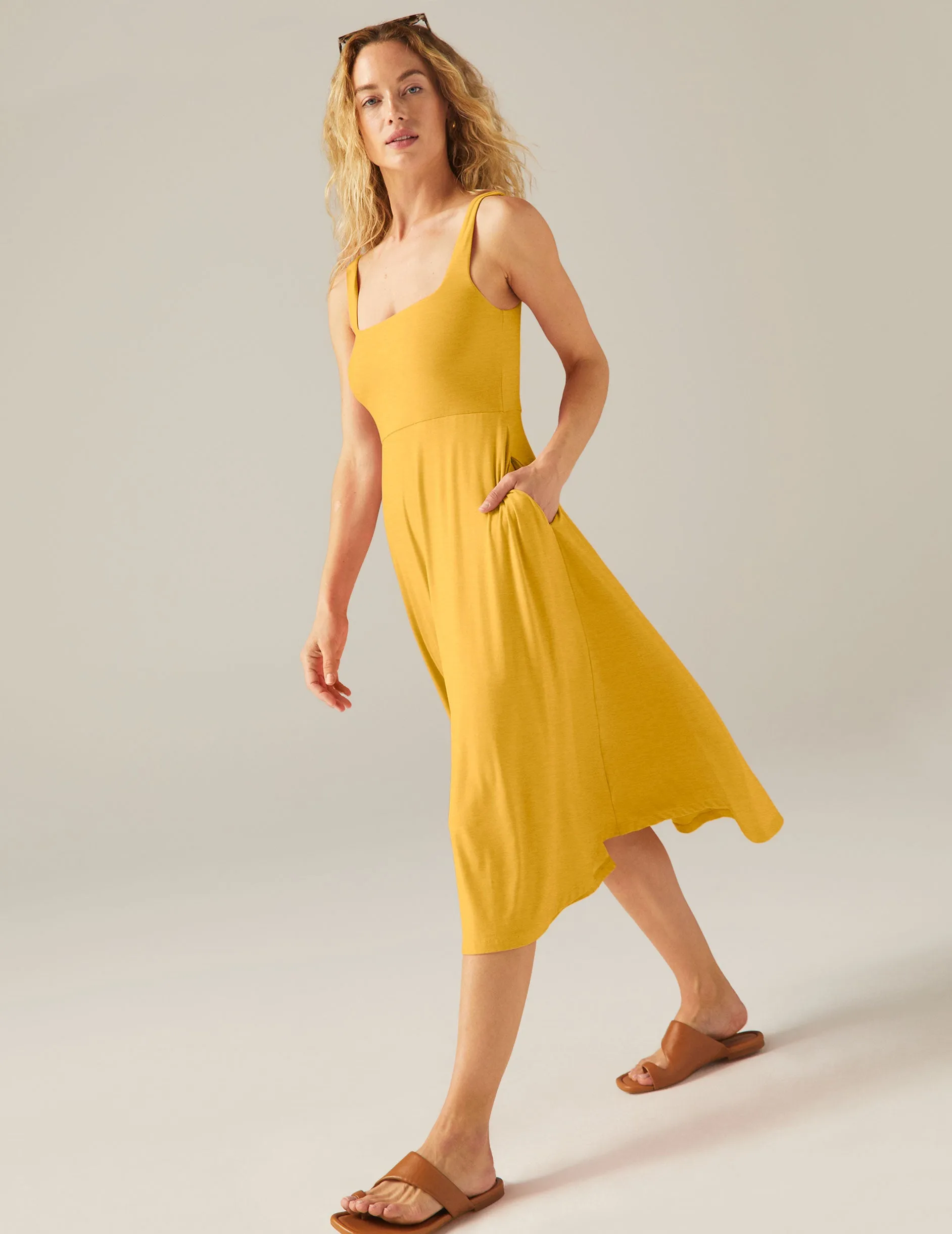 Featherweight At The Ready Square Neck Dress sold by Beyond Yoga product image thumbnail 3