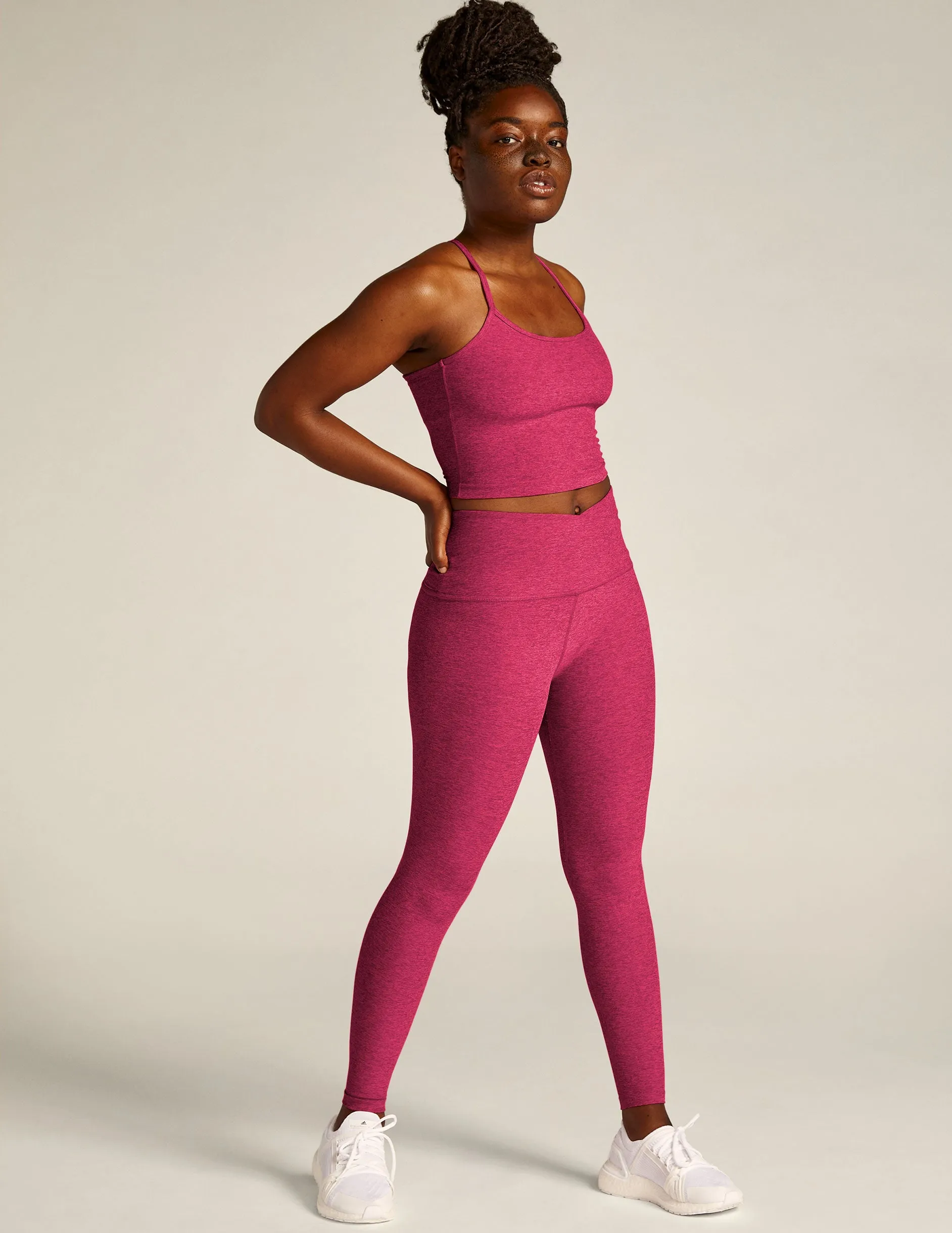 Spacedye Slim Racerback Cropped Tank sold by Beyond Yoga product image thumbnail 4