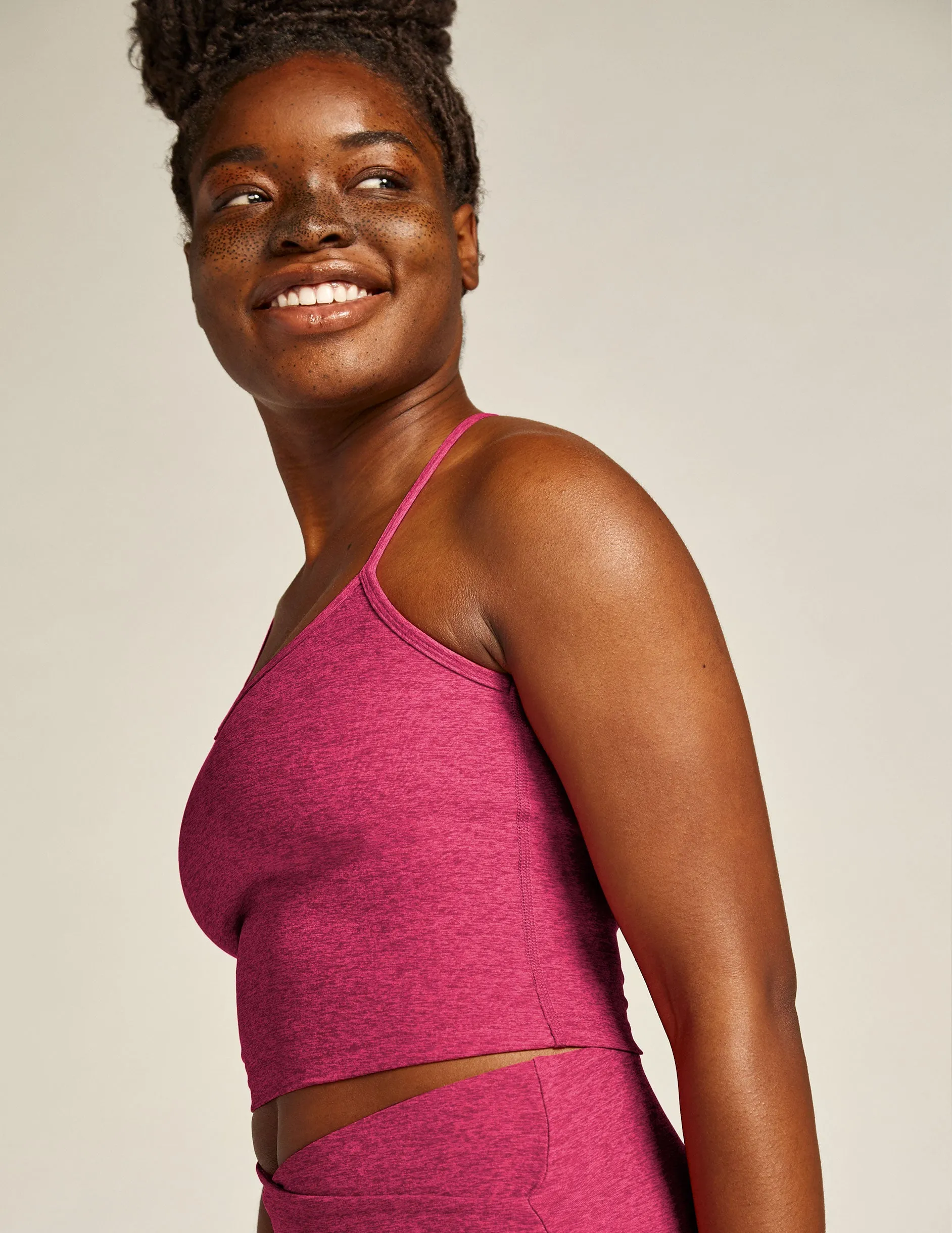 Spacedye Slim Racerback Cropped Tank sold by Beyond Yoga product image thumbnail 2