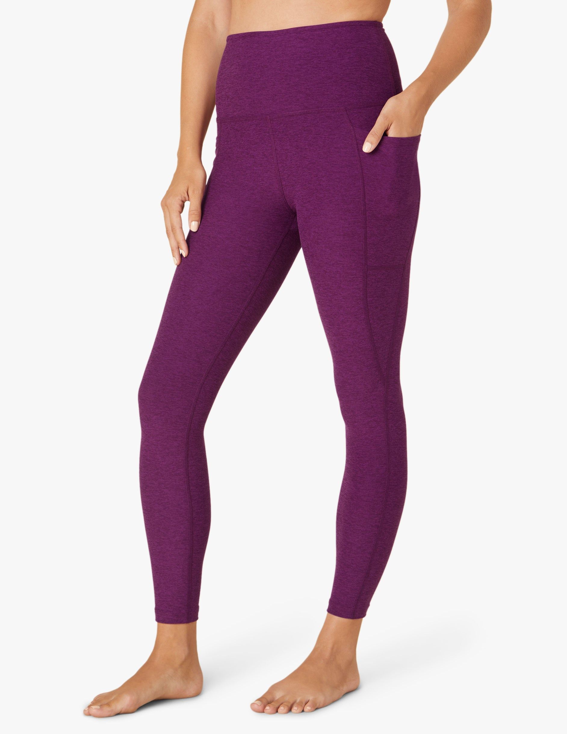 Spacedye Out Of Pocket High Waisted Midi Legging sold by Beyond Yoga