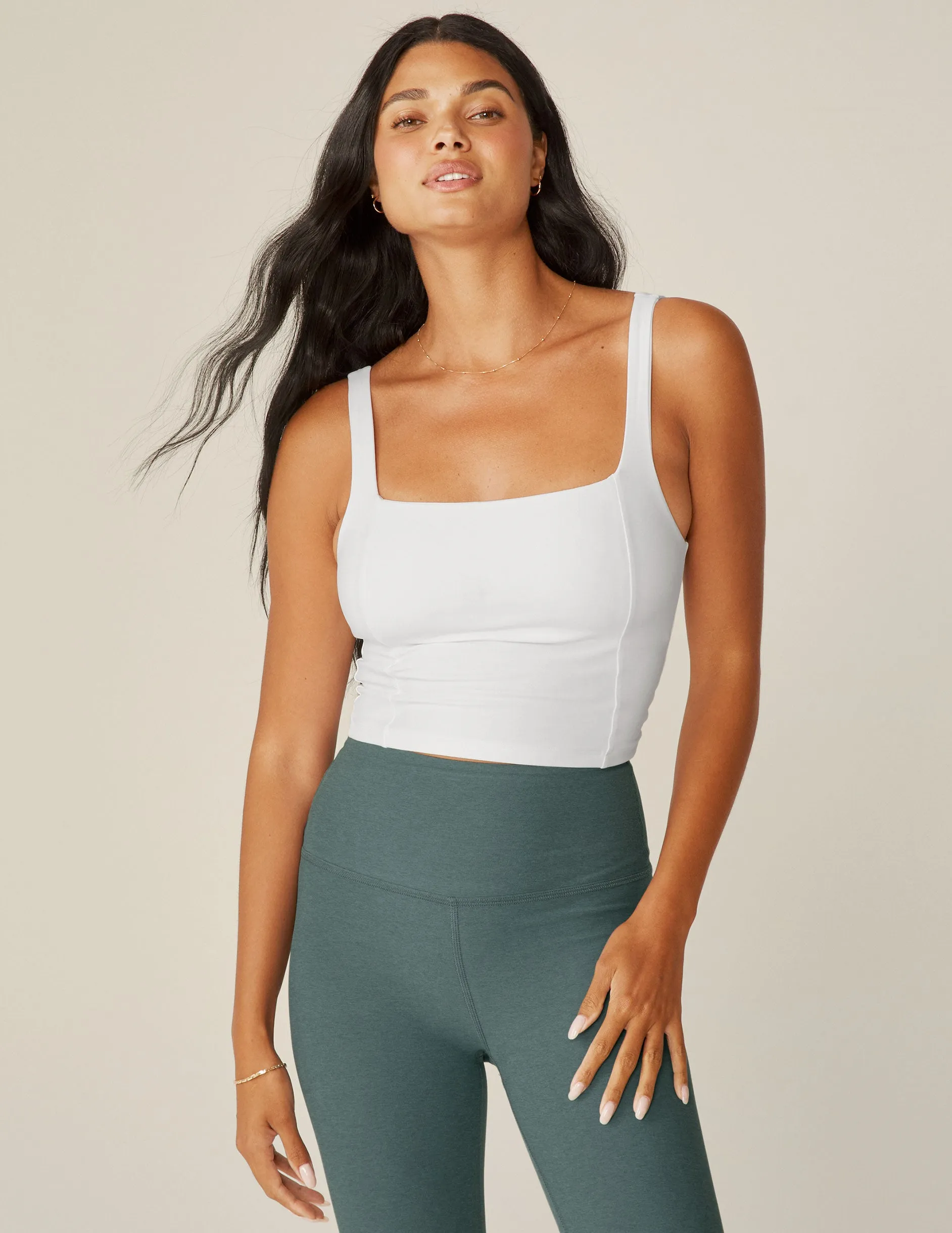Spacedye Impress Cropped Tank sold by Beyond Yoga