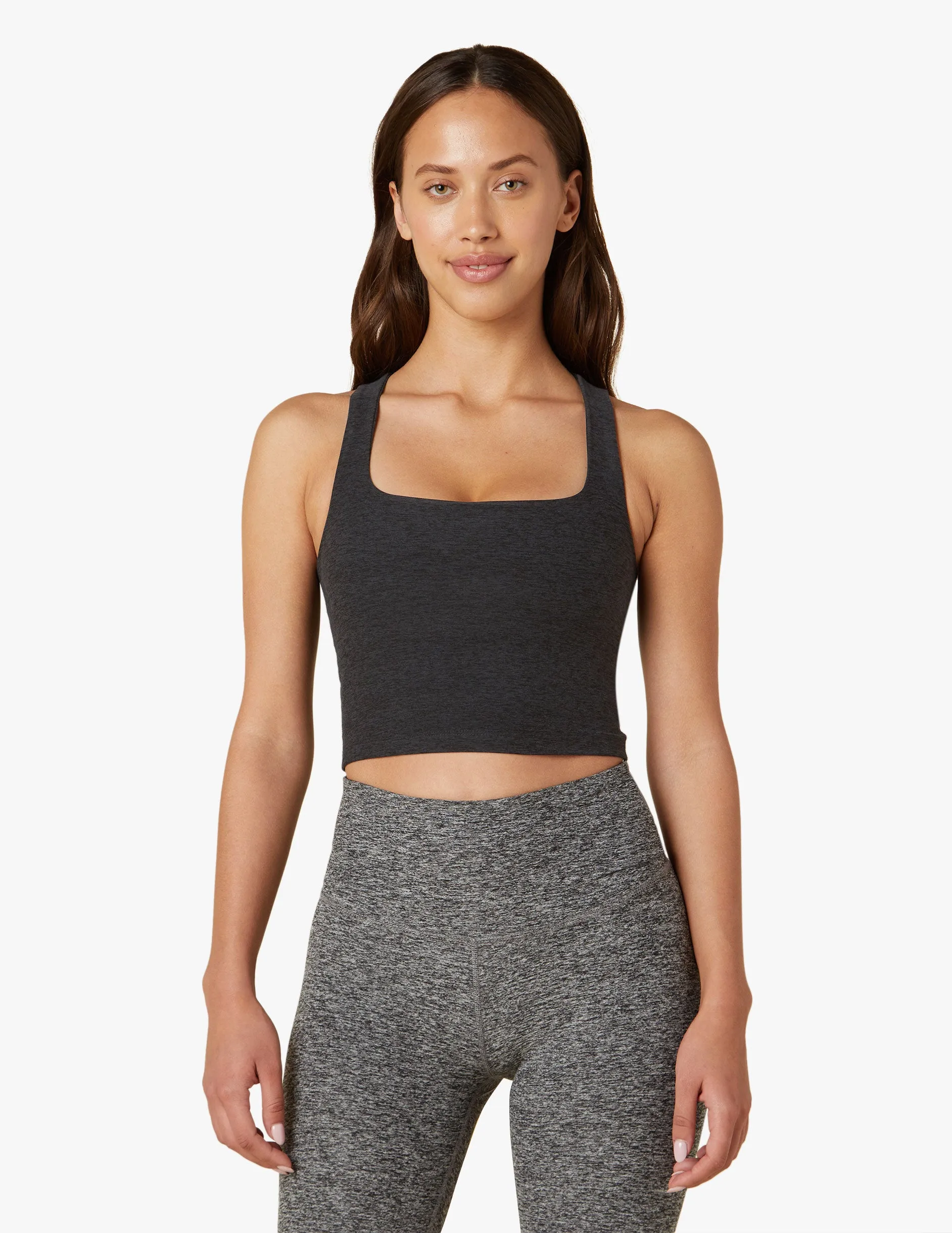 Spacedye Square Neck Cropped Tank sold by Beyond Yoga
