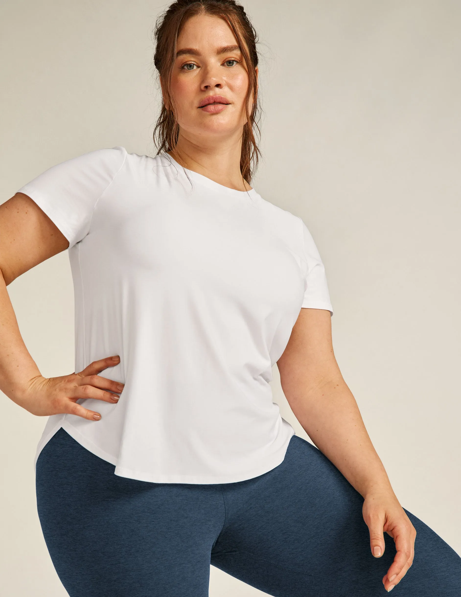 Featherweight On The Down Low Tee sold by Beyond Yoga product image thumbnail 5