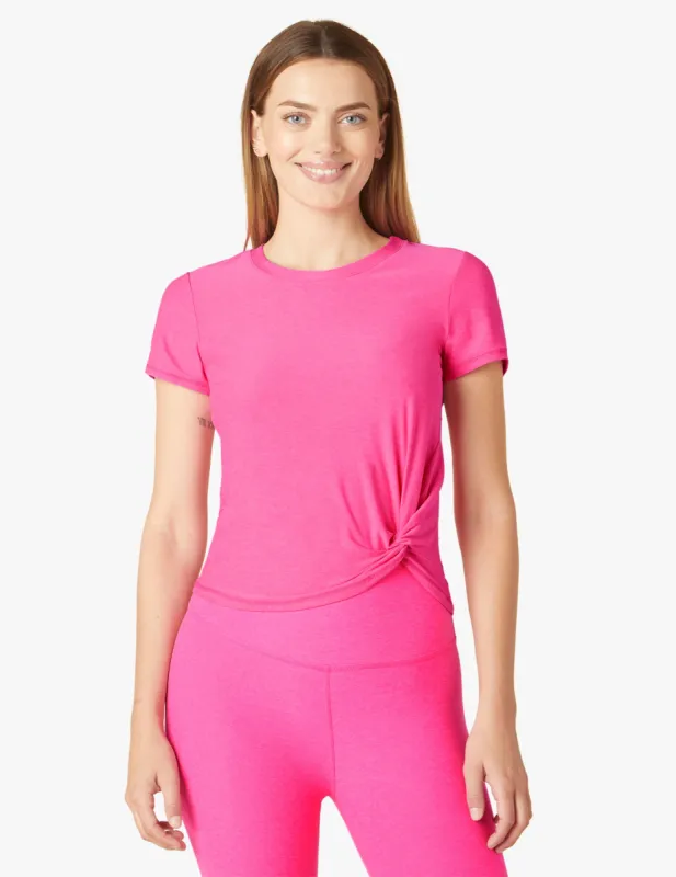 Featherweight For A Spin Tee sold by Beyond Yoga