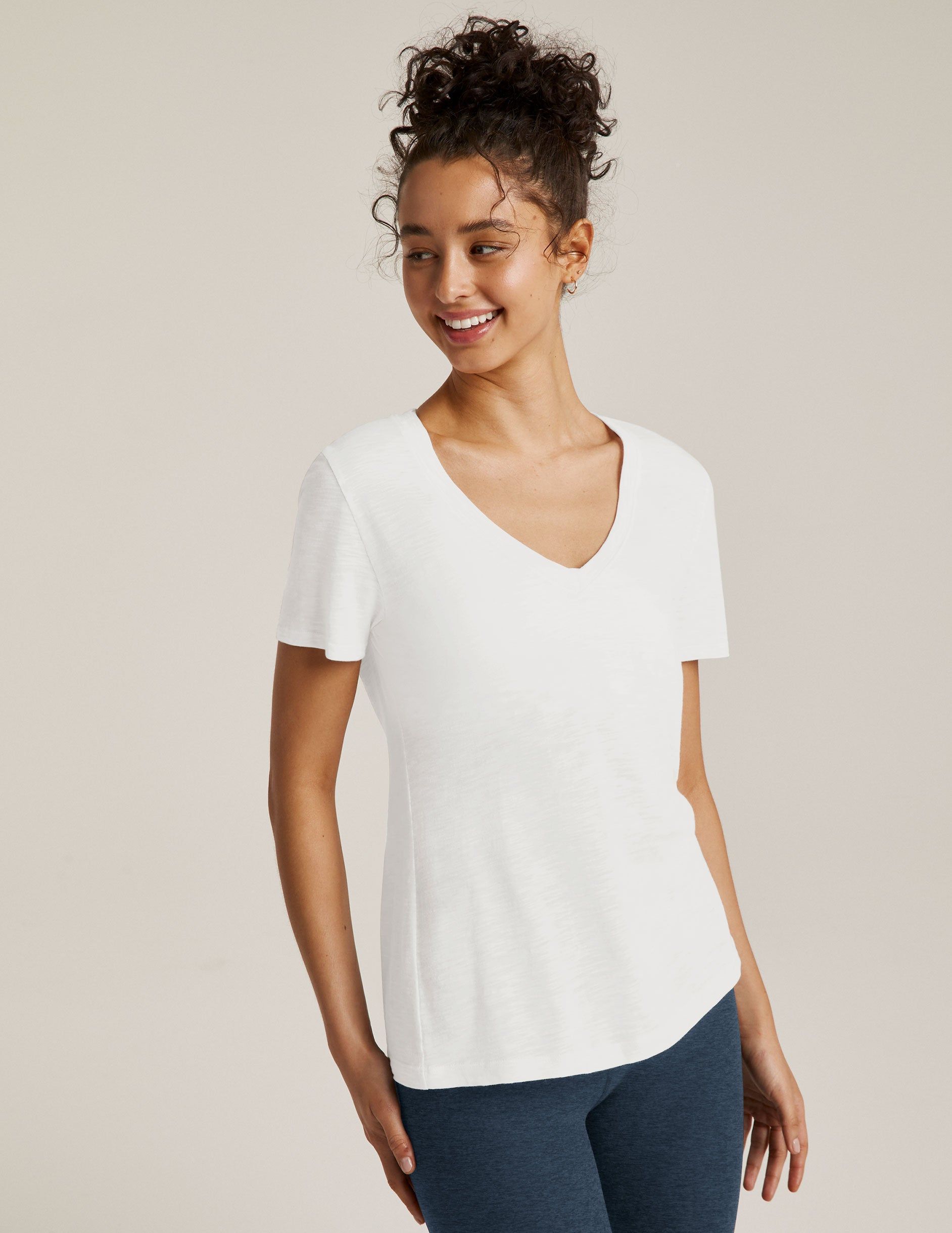Signature V-Neck Tee sold by Beyond Yoga
