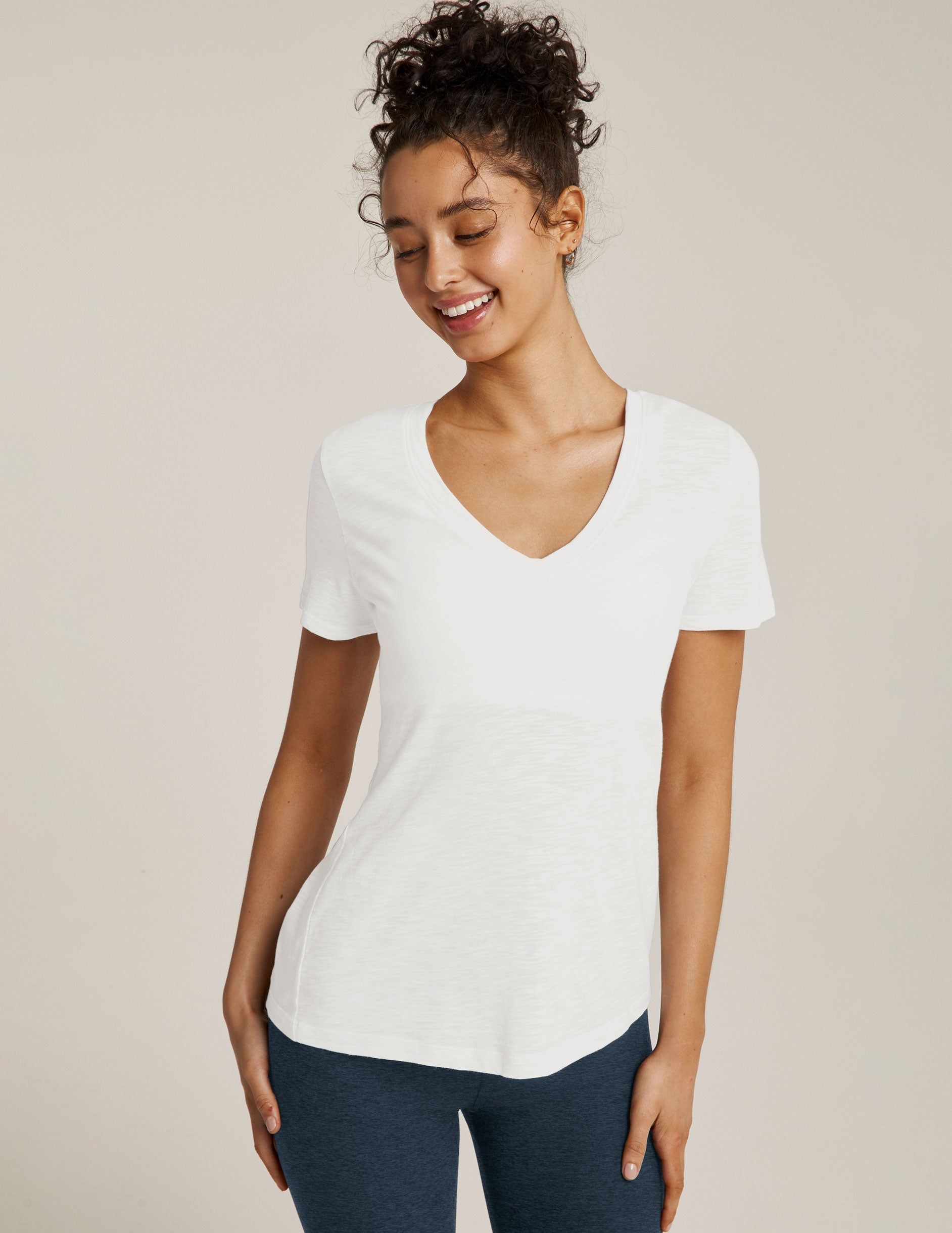 Signature V-Neck Tee sold by Beyond Yoga product image thumbnail 2