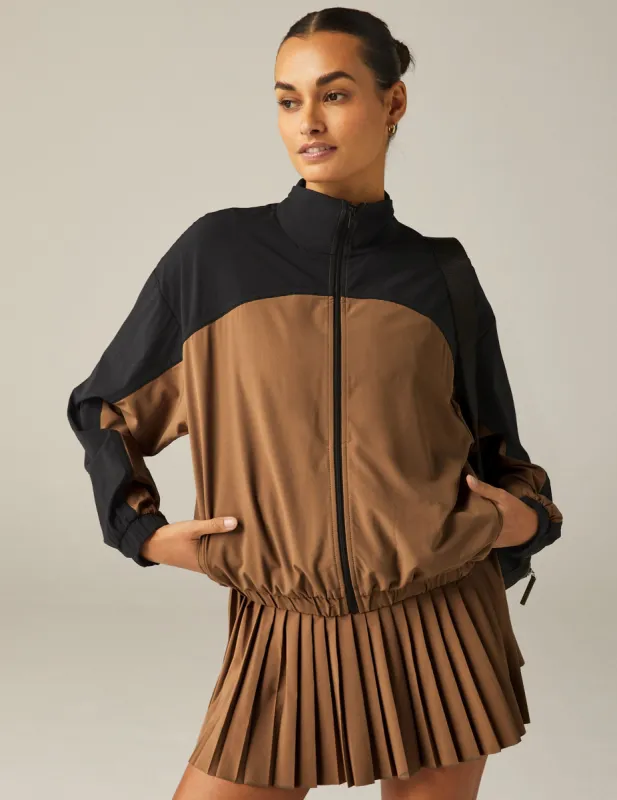 Colorblock Go Retro Jacket sold by Beyond Yoga