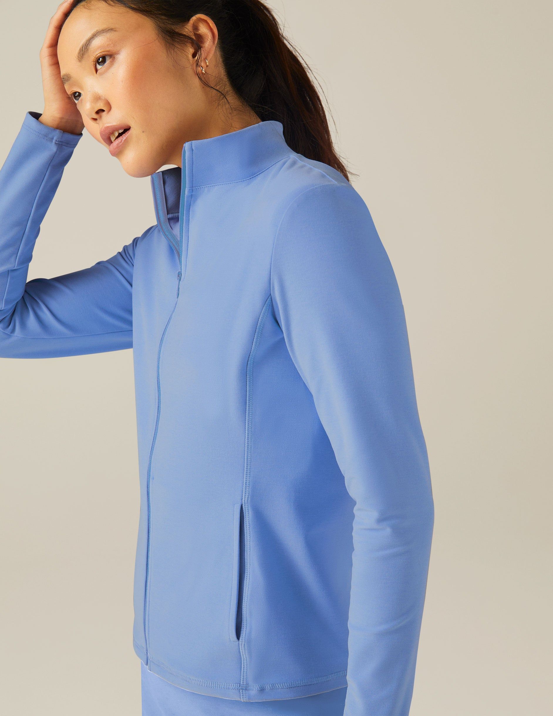 Spacedye On The Go Mock Neck Jacket sold by Beyond Yoga product image thumbnail 4