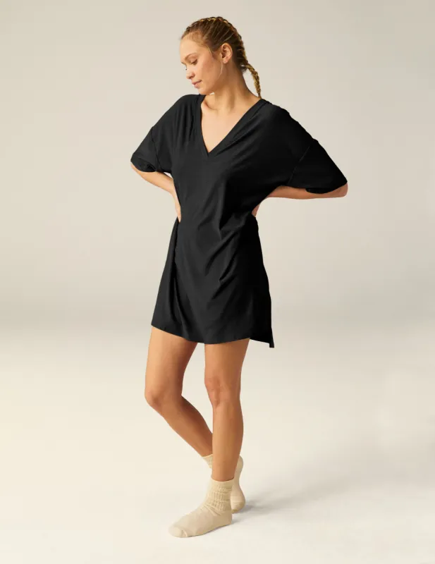 Featherweight V Rested Sleep Tee Dress sold by Beyond Yoga