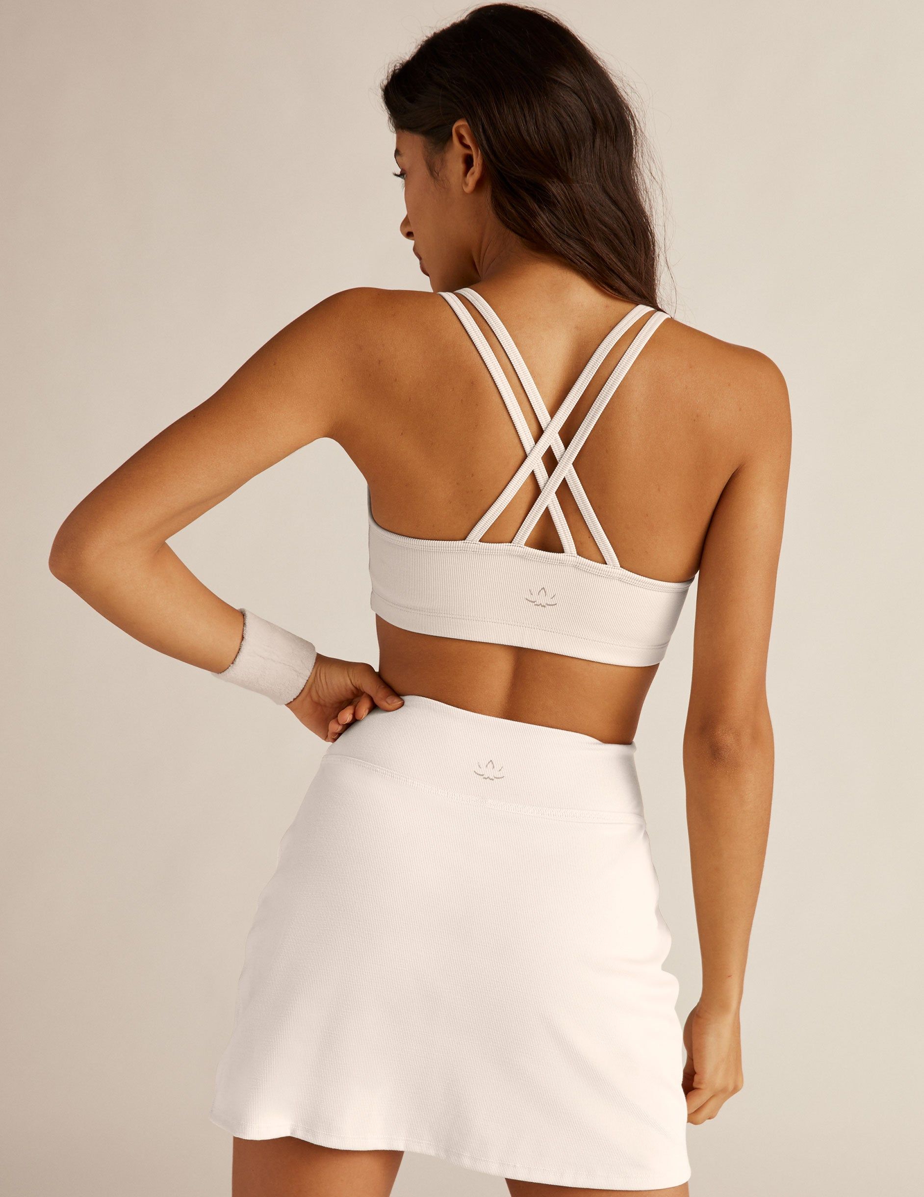 Heather Rib Criss Cross Bra sold by Beyond Yoga product image thumbnail 3