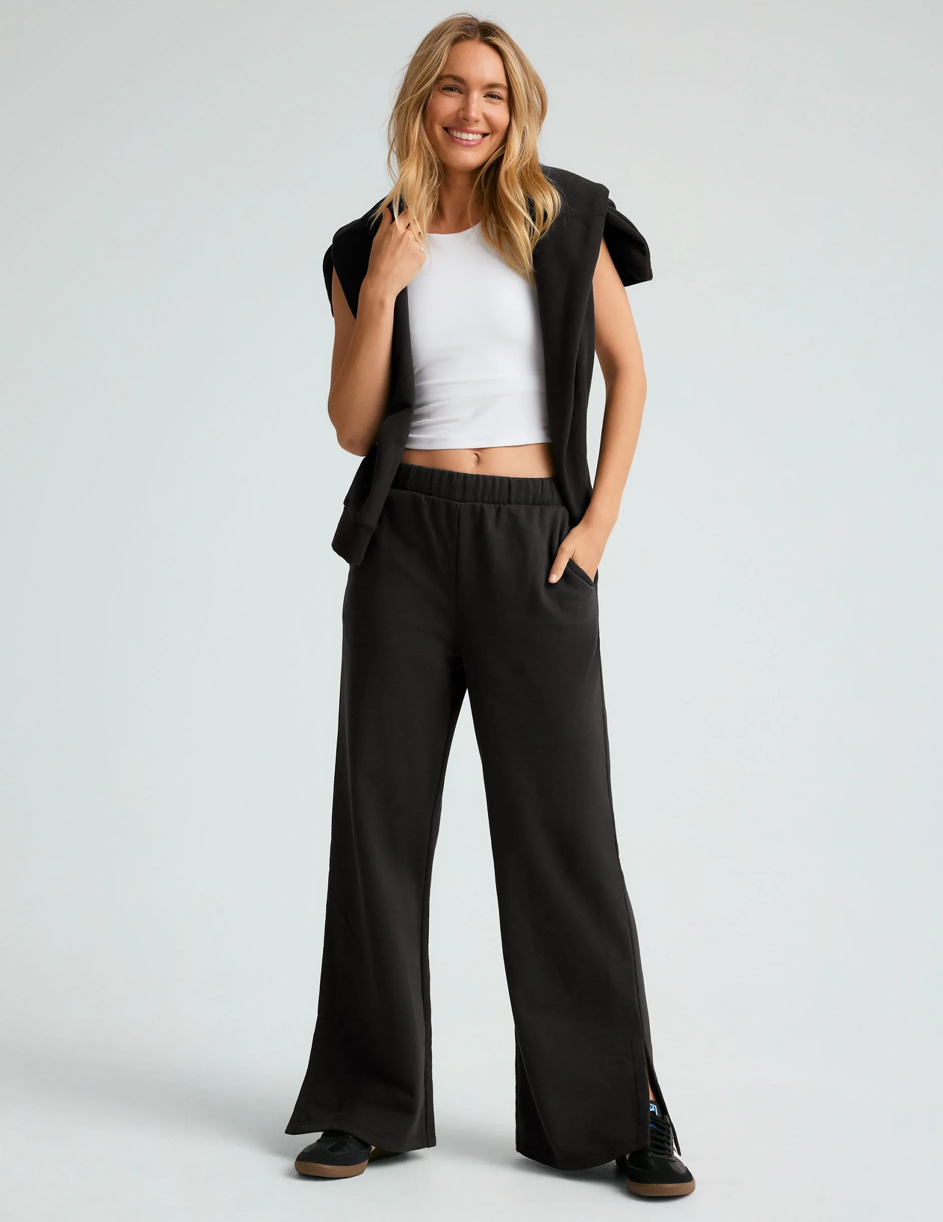 Open Ended Mid Rise Wide Leg Pant sold by Beyond Yoga