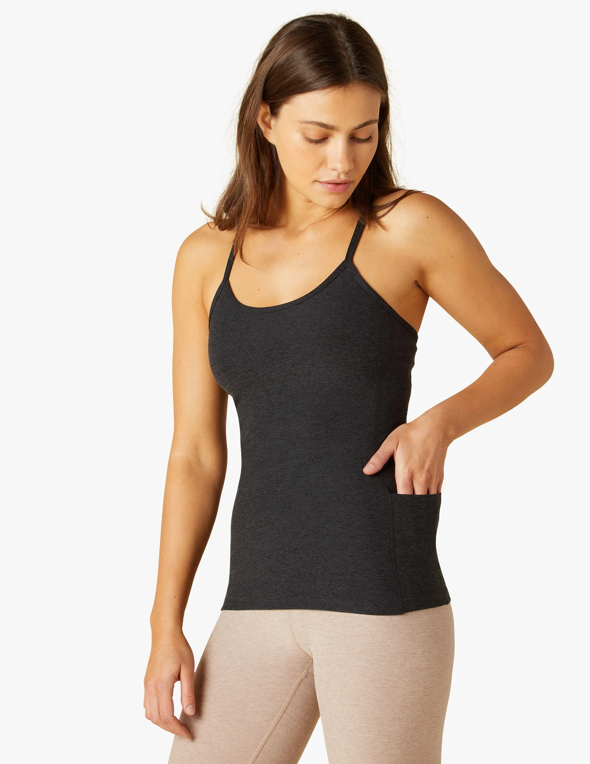 Spacedye Out of Pocket Tank sold by Beyond Yoga