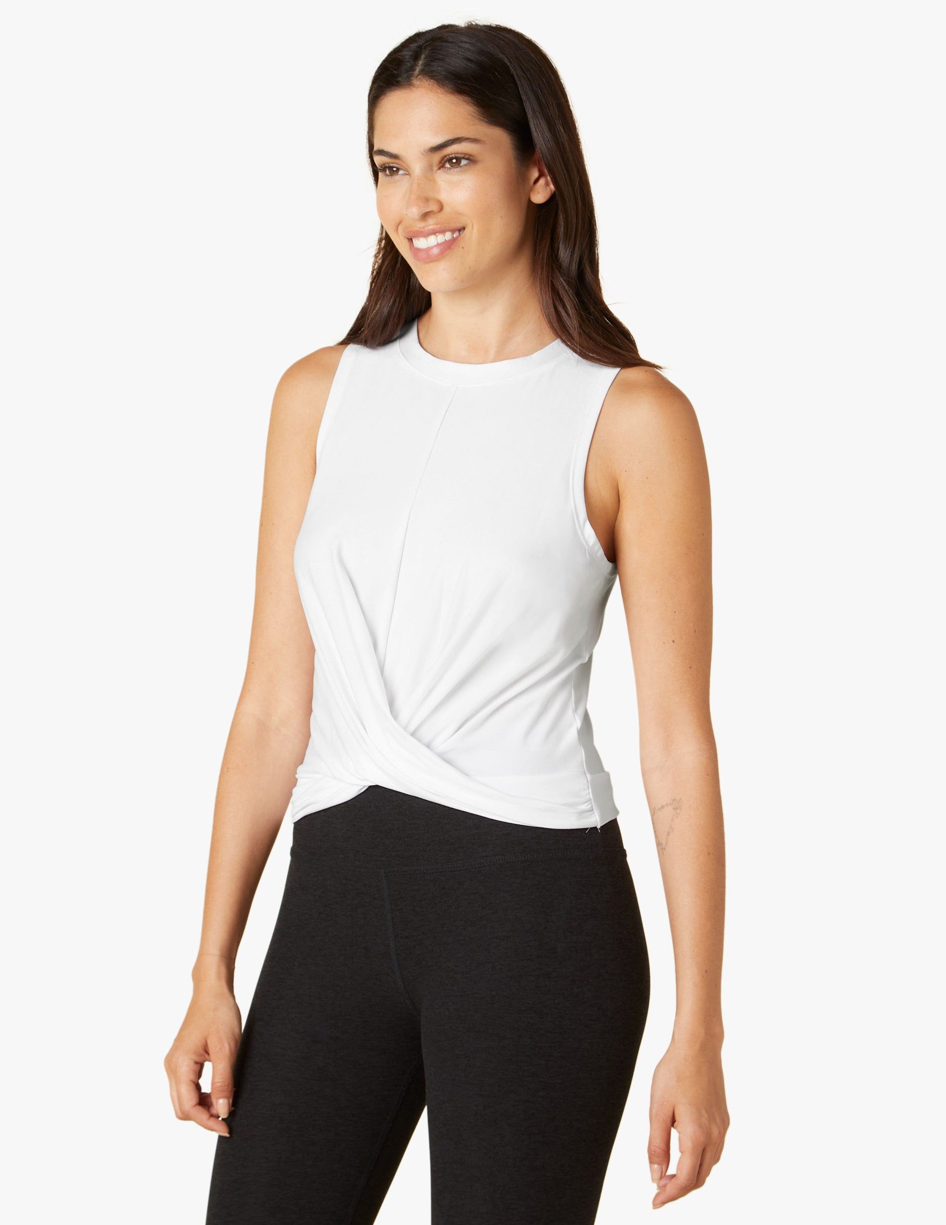 Featherweight Intersect Cropped Tank sold by Beyond Yoga product image thumbnail 2