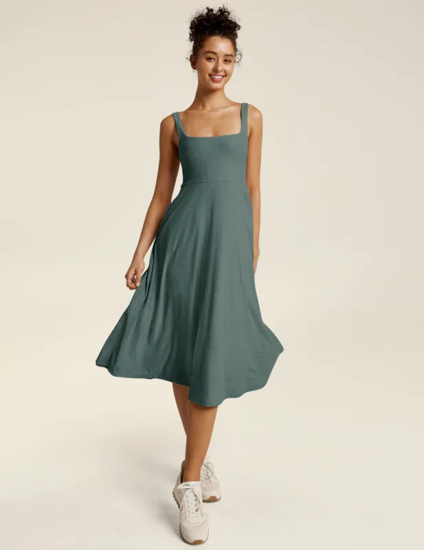 Featherweight At The Ready Square Neck Dress sold by Beyond Yoga