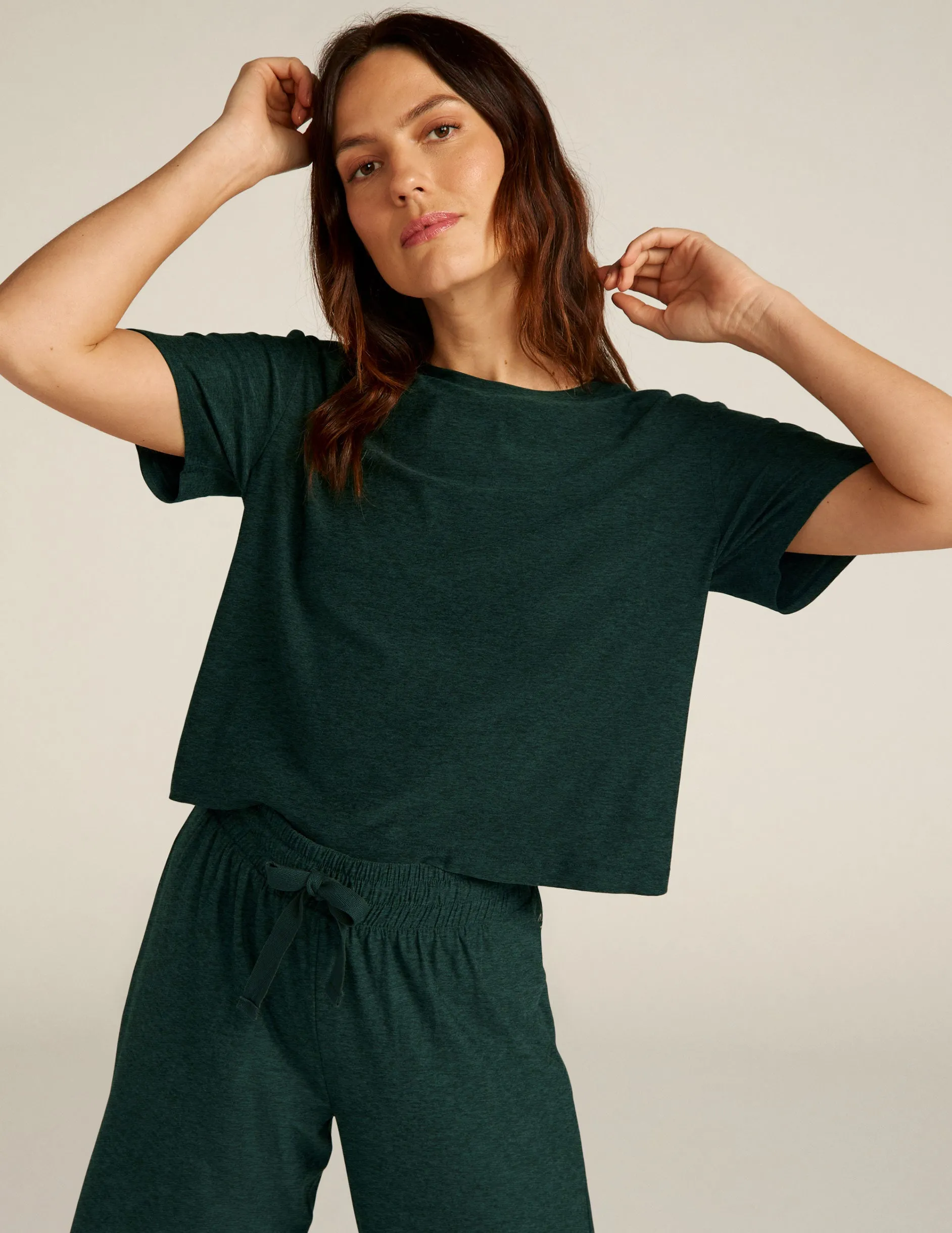 Featherweight Sleep In Boxy Sleep Tee sold by Beyond Yoga