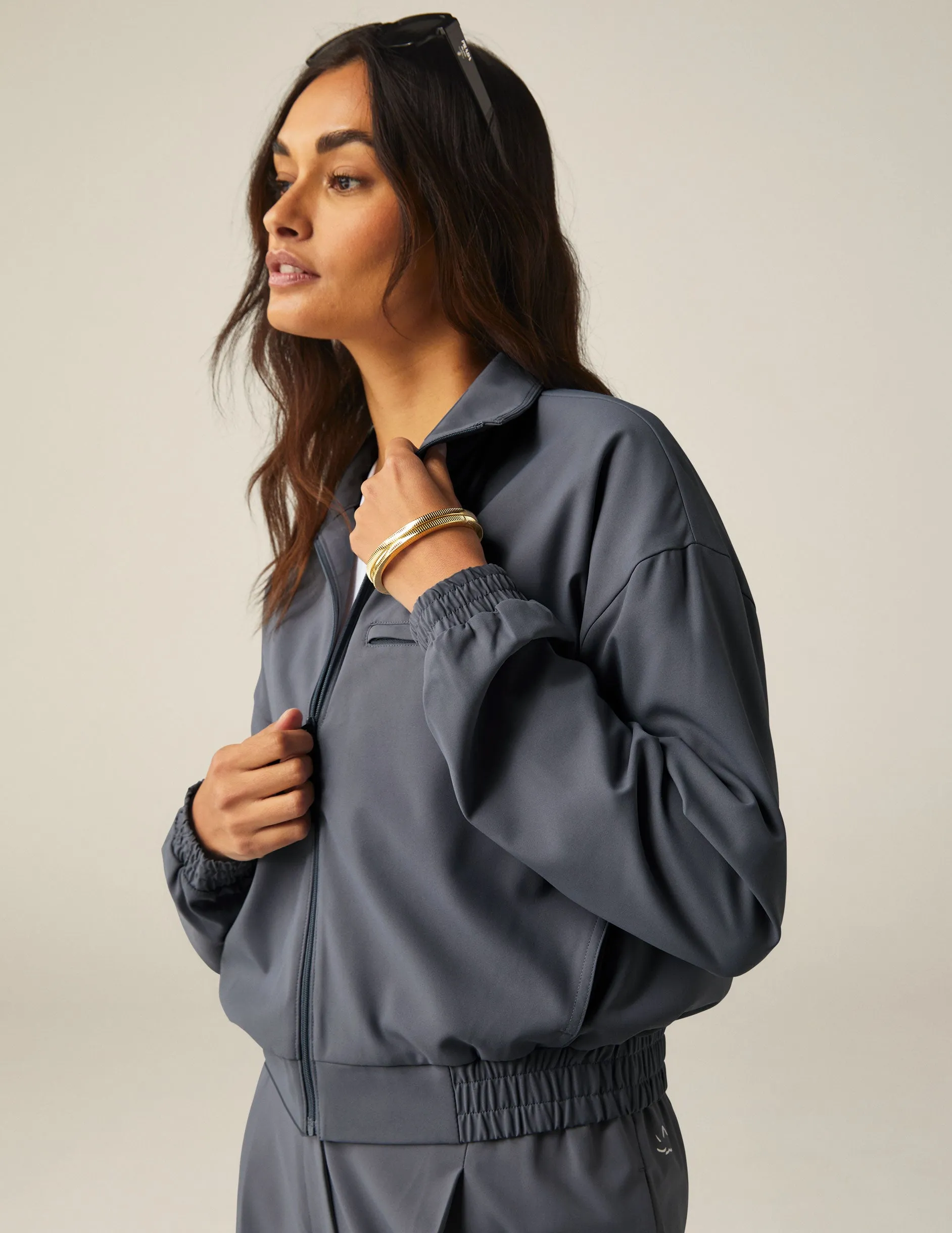 Status Pocket Sleeve Cropped Jacket sold by Beyond Yoga product image thumbnail 2