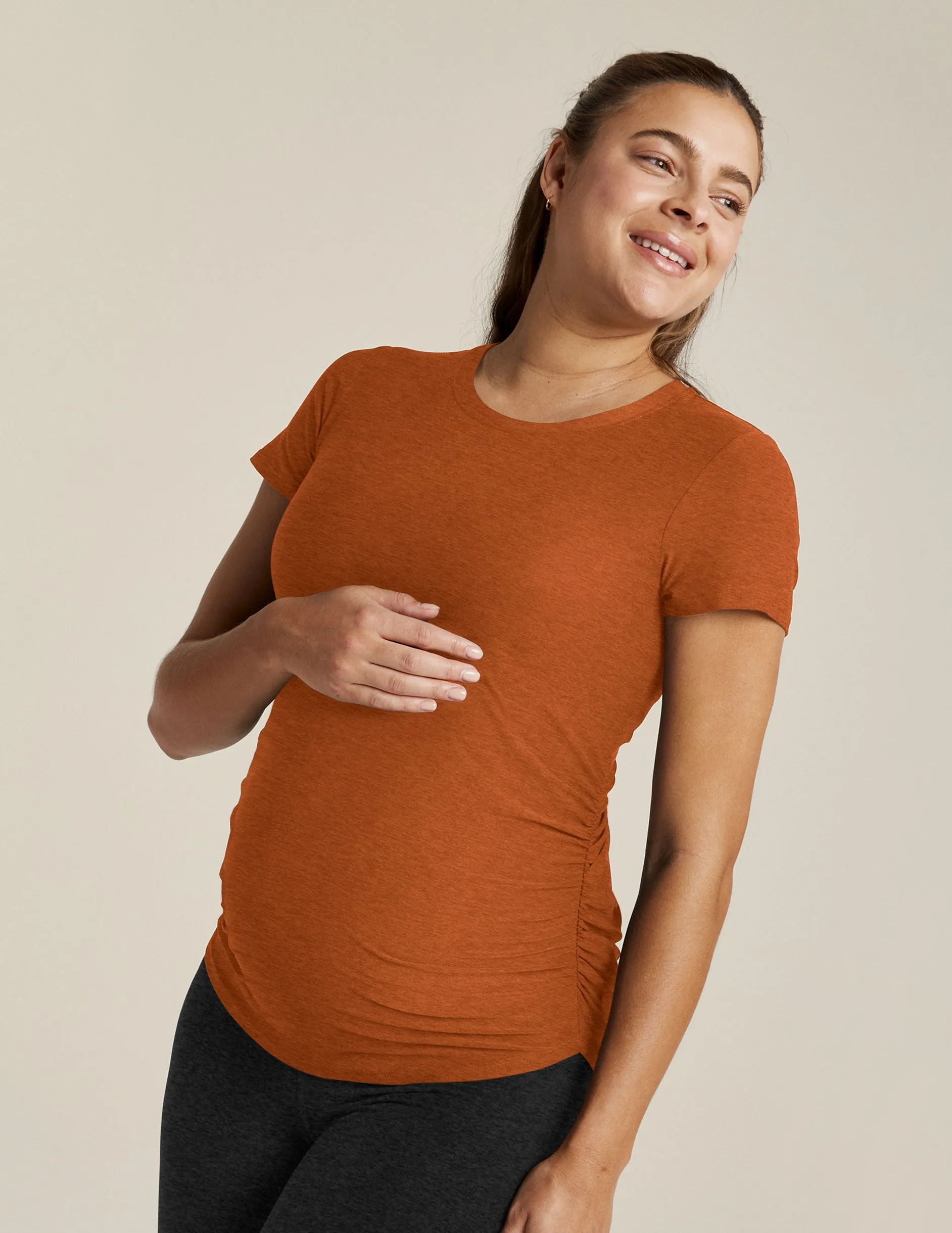 Featherweight One & Only Maternity Tee sold by Beyond Yoga product image thumbnail 3