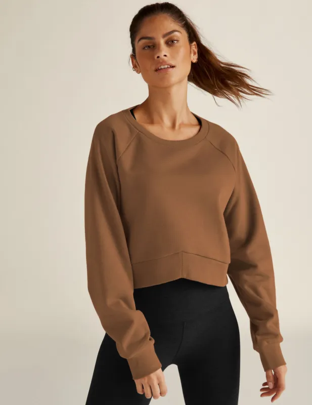 Uplift Cropped Pullover sold by Beyond Yoga