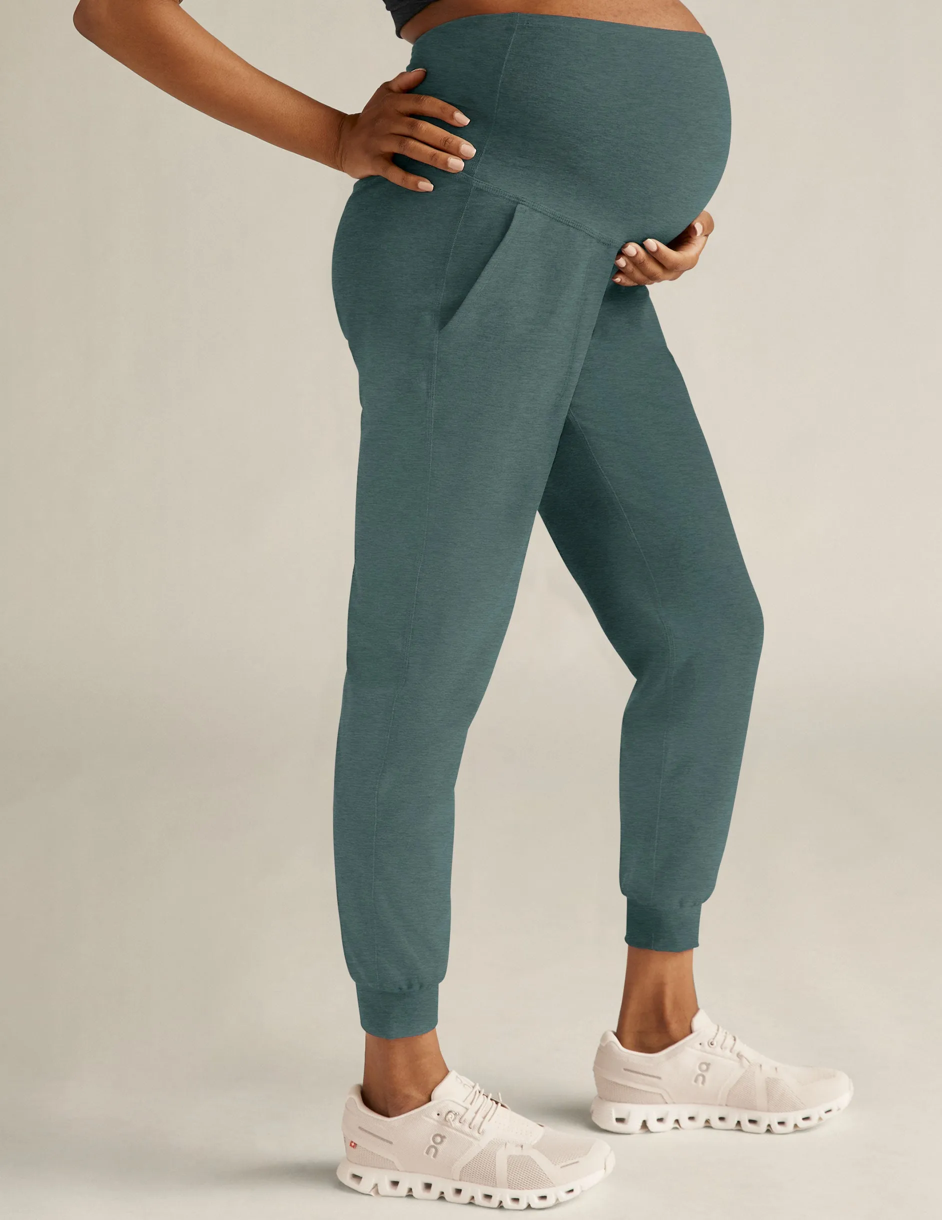 Spacedye Beyond the Bump Maternity Midi Jogger sold by Beyond Yoga product image thumbnail 2