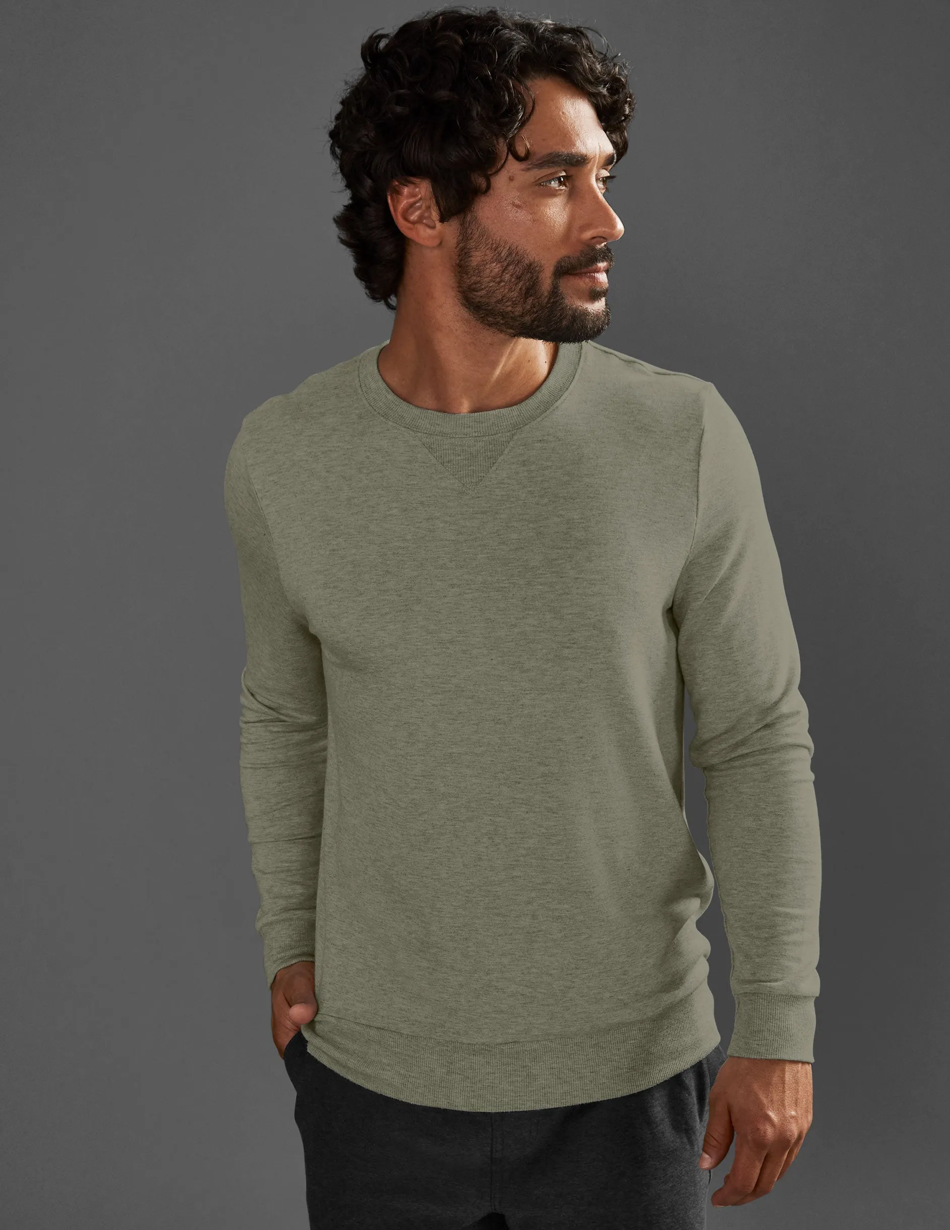 Always Beyond Men's Crew Pullover sold by Beyond Yoga
