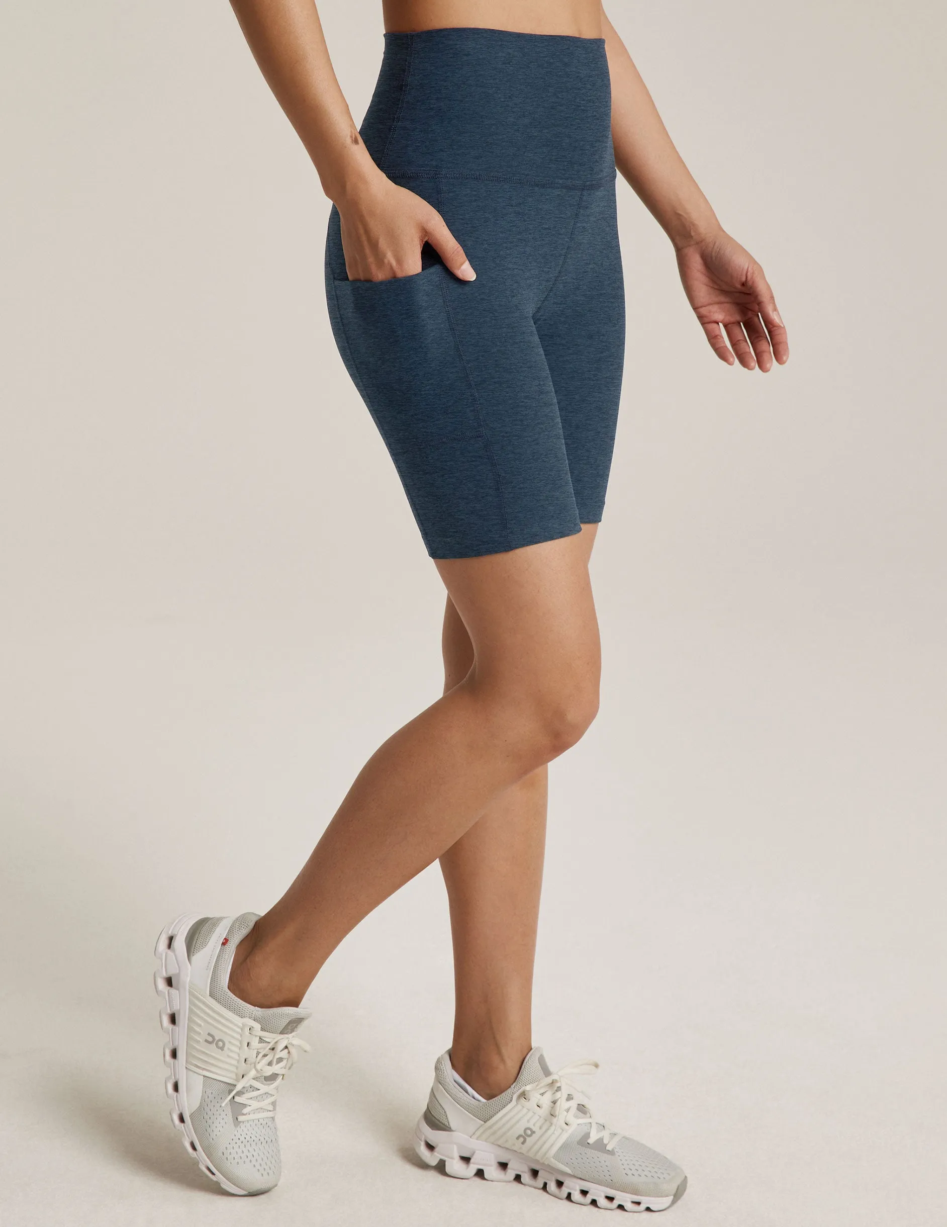 Spacedye Team Pockets 7" Biker Short sold by Beyond Yoga