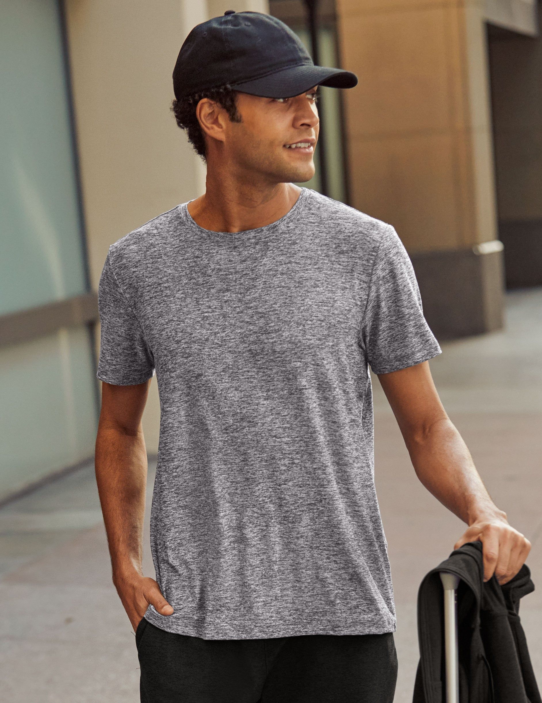 Featherweight Always Beyond Men's Crew Tee sold by Beyond Yoga