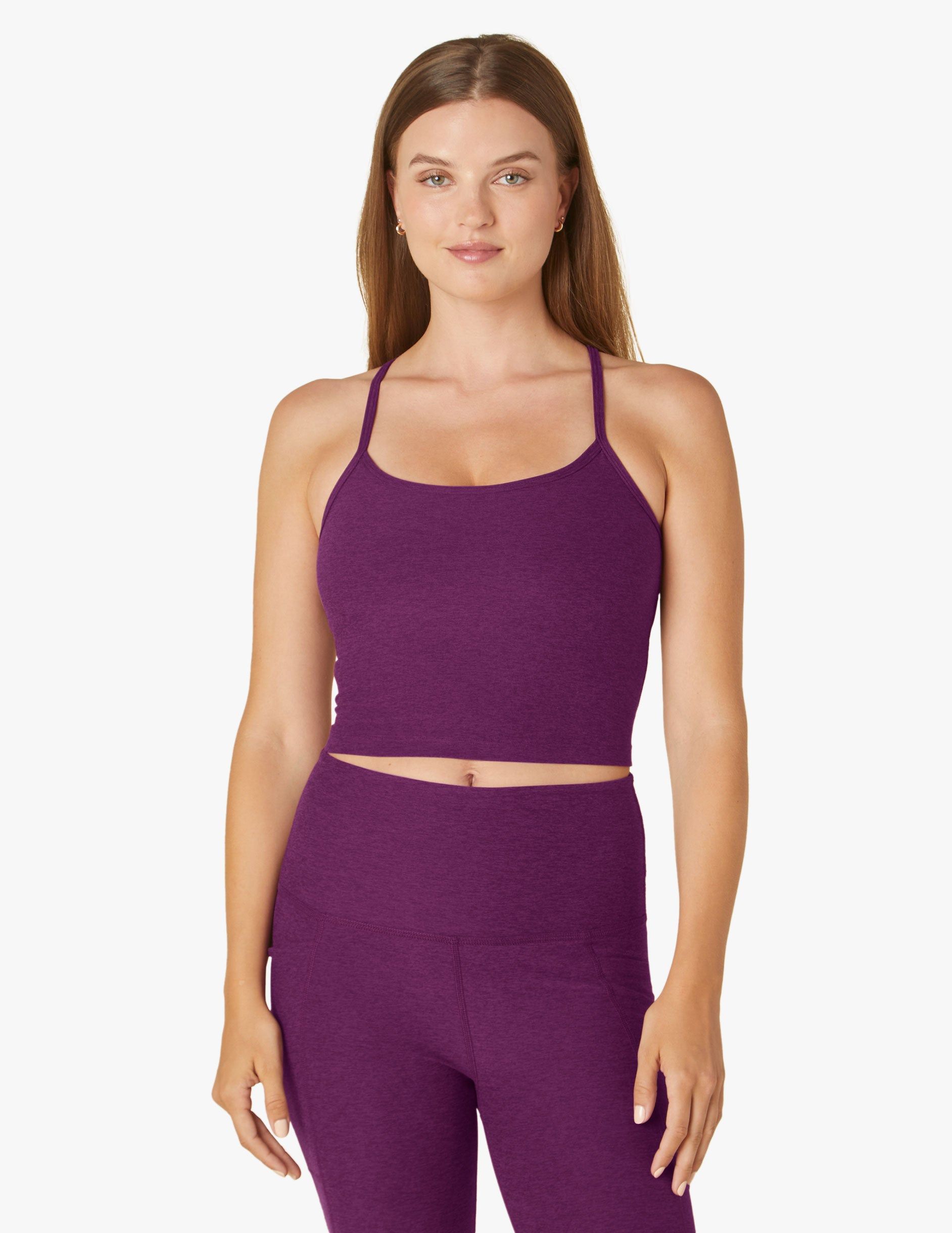 Spacedye Slim Racerback Cropped Tank sold by Beyond Yoga